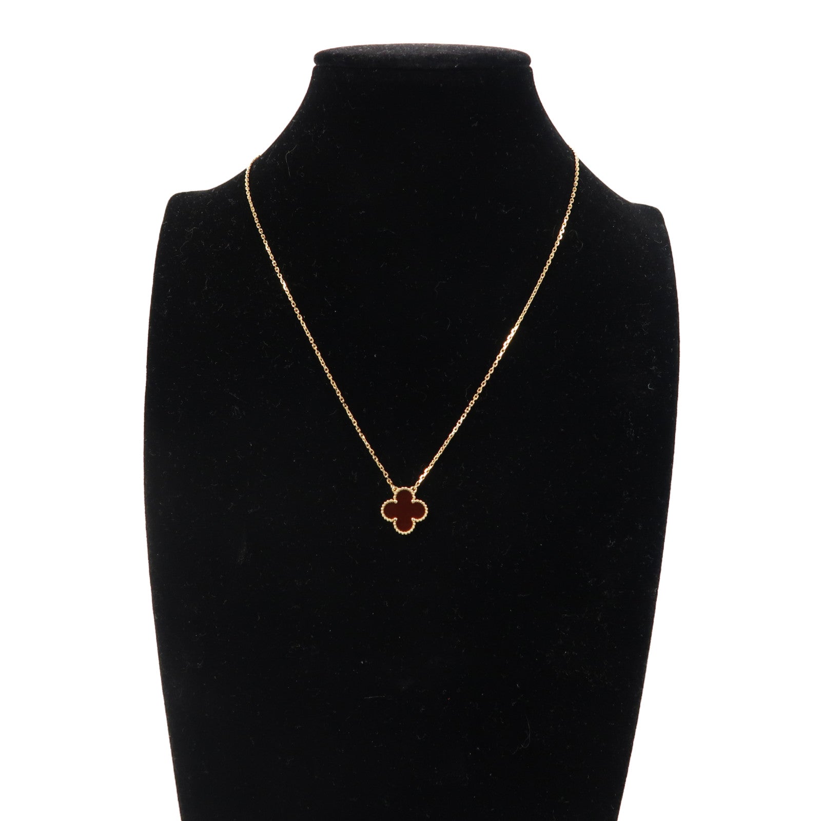Van Cleef & Arpels 18K黃金Vintage Alhambra Pendant Necklace項鍊