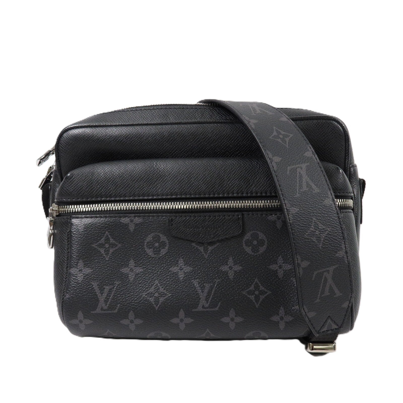 LOUIS VUITTON Monogram Eclipse Taiga Outdoor Messenger肩背袋