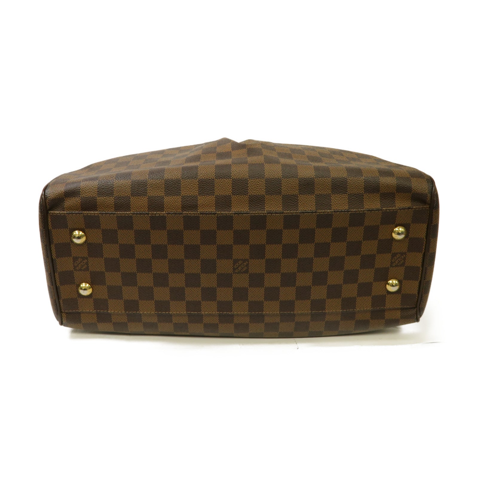 LOUIS VUITTON 【激減優惠】Damier Trevi GM金扣手挽肩背兩用袋啡色