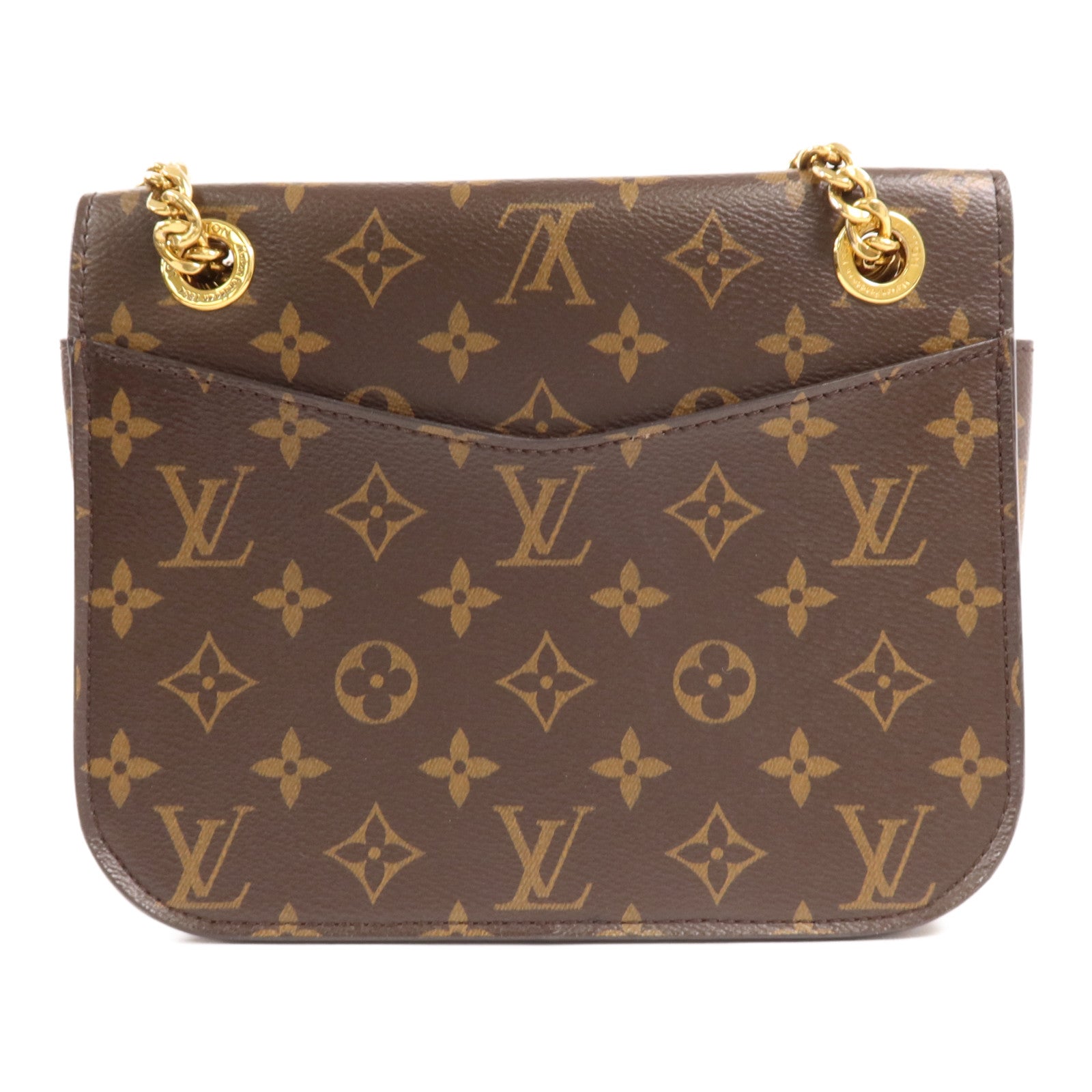 LOUIS VUITTON Monogram Passy金扣肩背袋