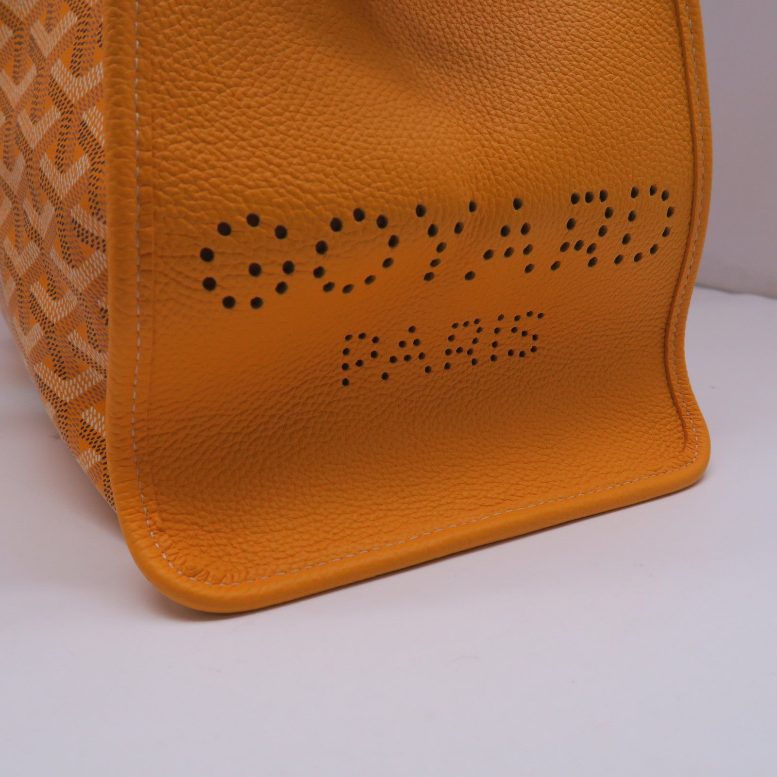 GOYARD 【激減優惠】塗層帆布Sac Hardy PM 2 Jaune銀扣肩背袋黃色