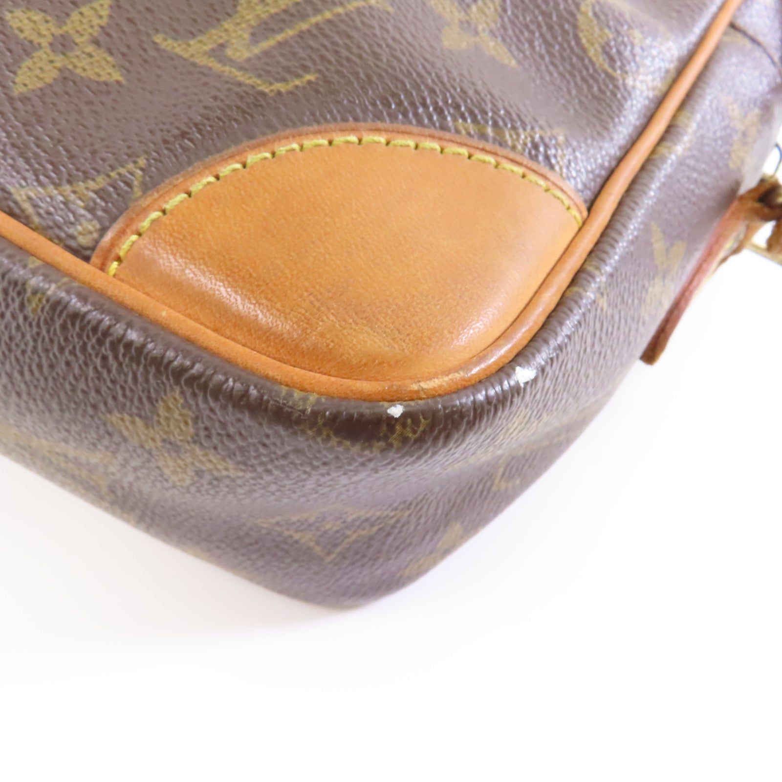 LOUIS VUITTON Monogram Trocadero 27金扣肩背袋棕色