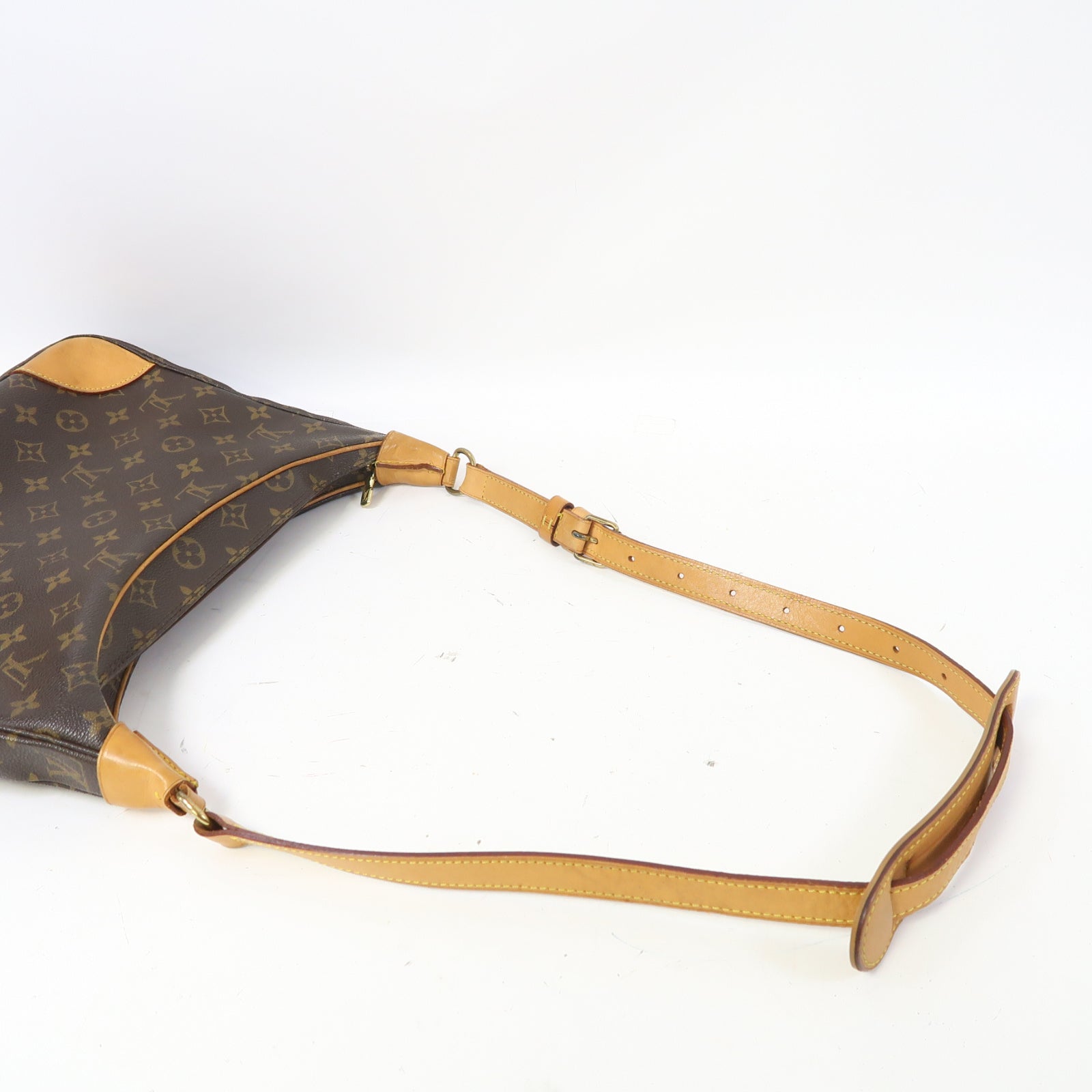 LOUIS VUITTON Monogram Boulogne金扣肩背袋啡色