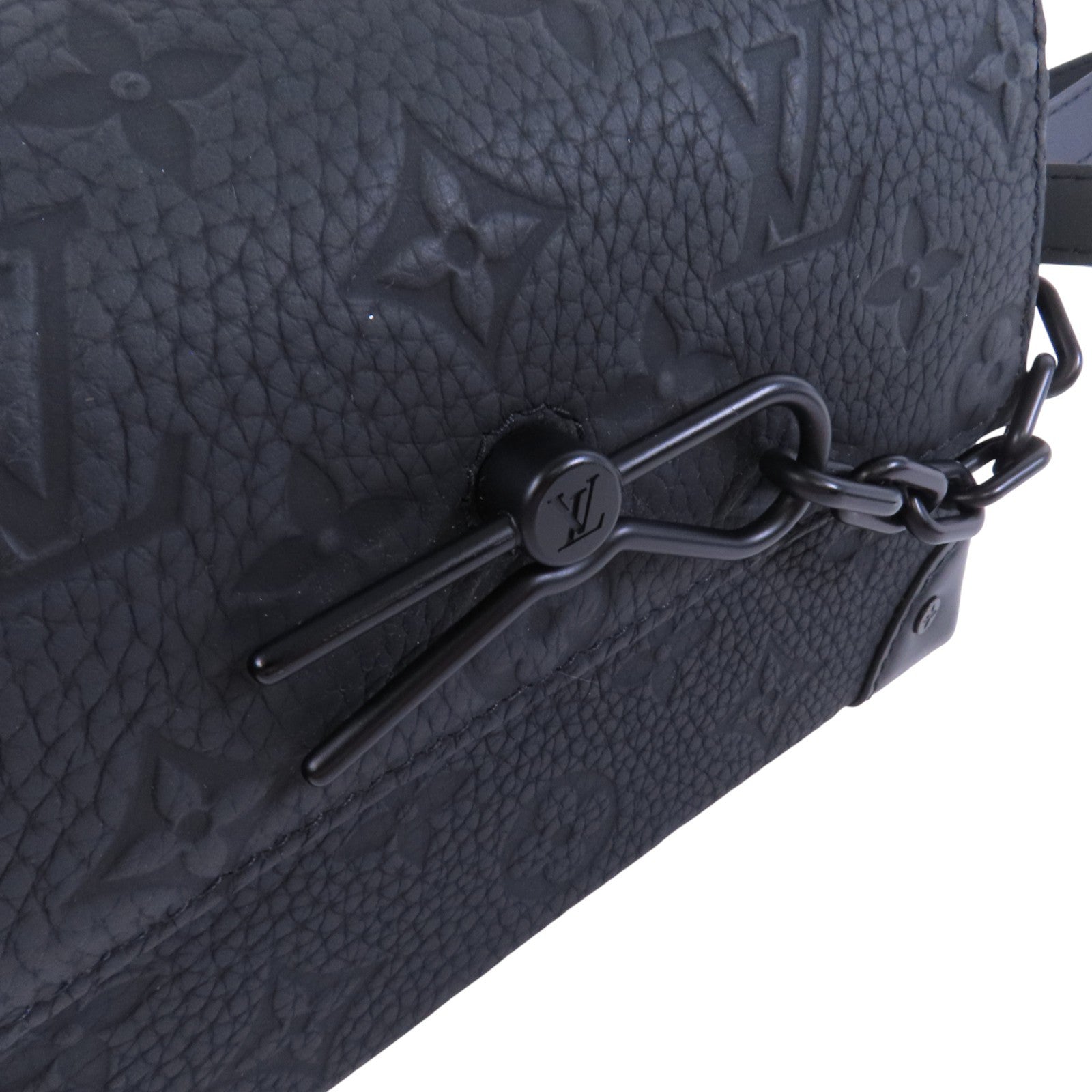LOUIS VUITTON Monogram Taurillon Steamer肩背袋