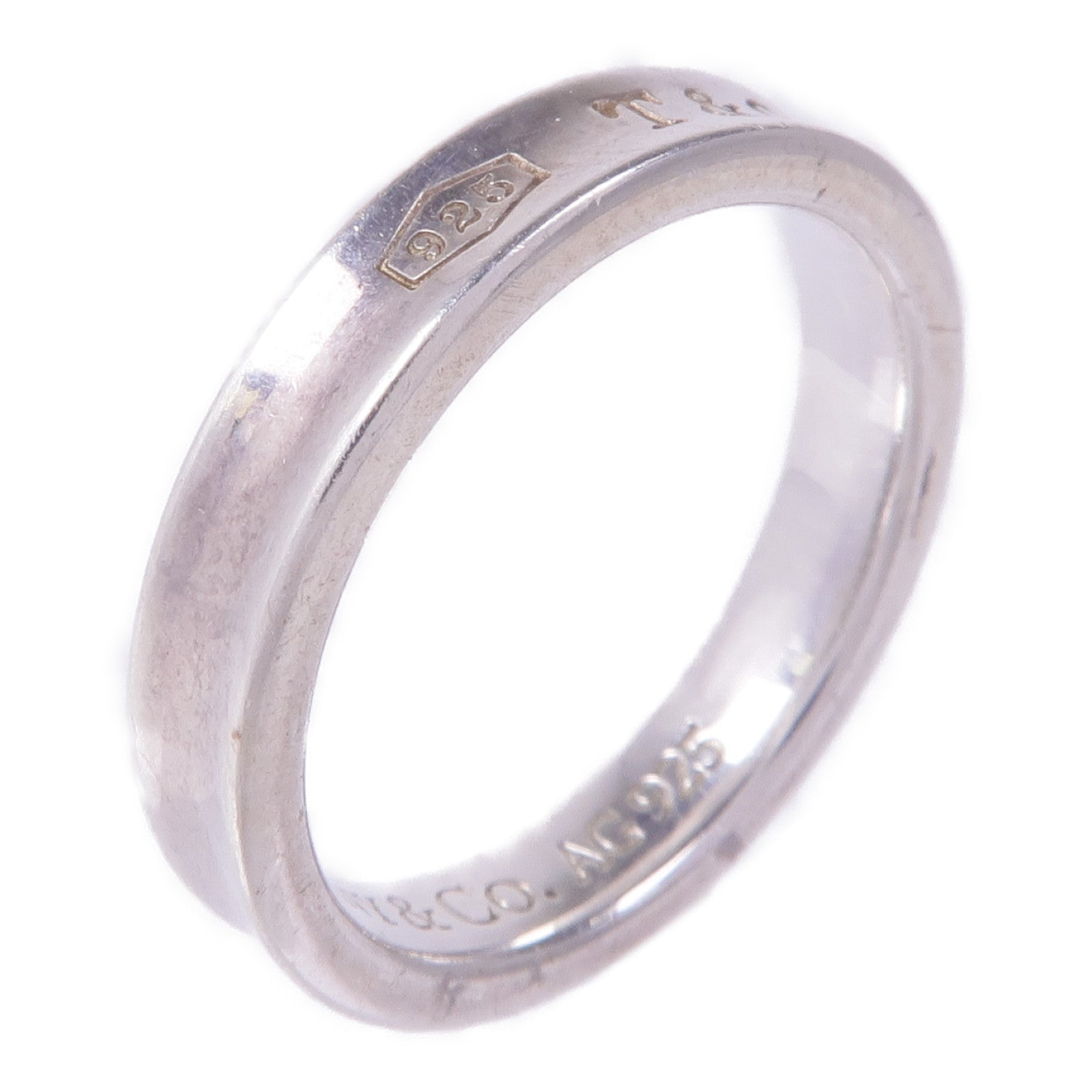 TIFFANY＆CO 925純銀1837 Ring戒指US#6.25