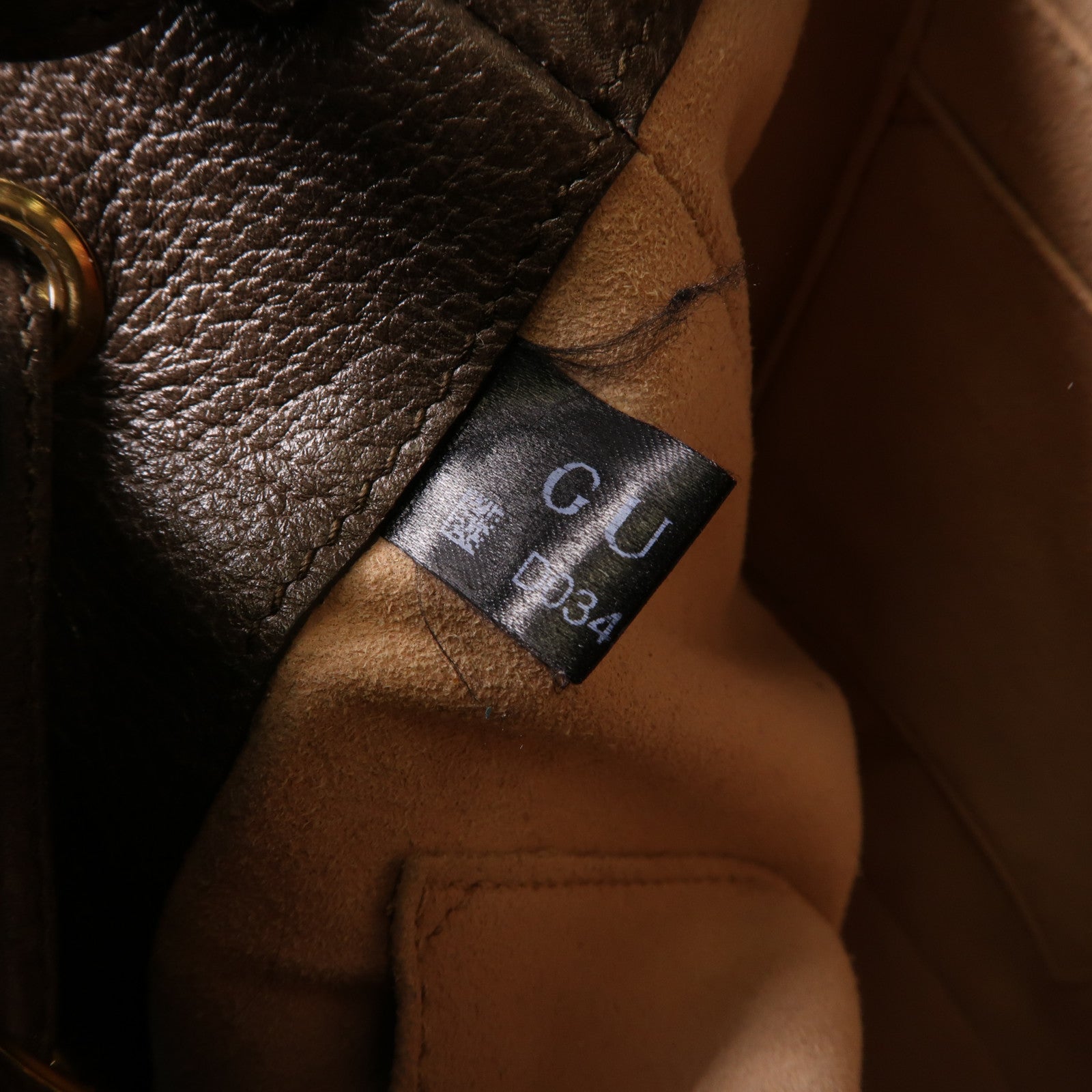 GUCCI 塗層帆布Ophidia Small Bucket Bag金扣手挽肩背兩用袋棕色