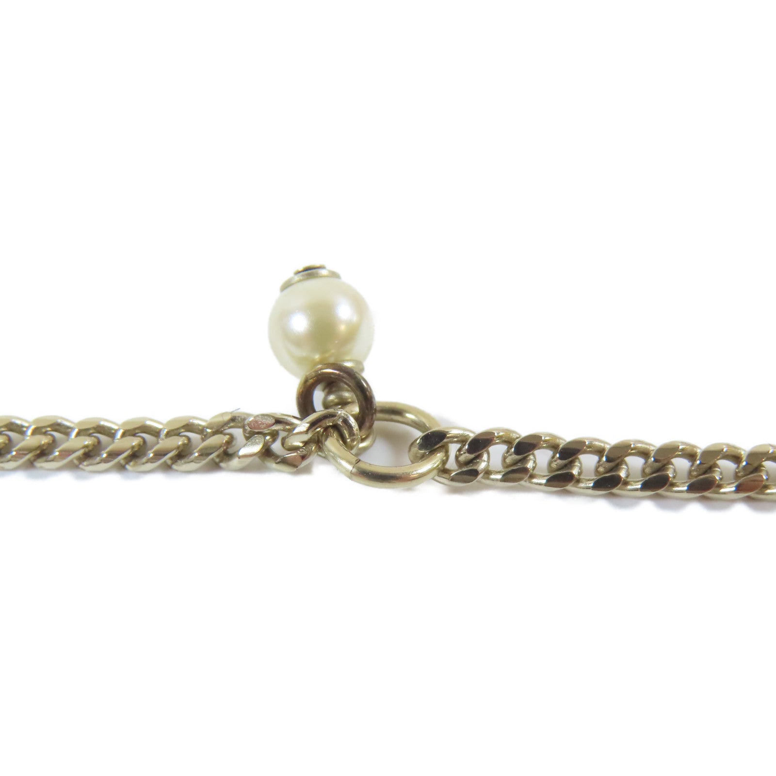 CHANEL 【激減優惠】金屬Necklace項鍊金色#60cm