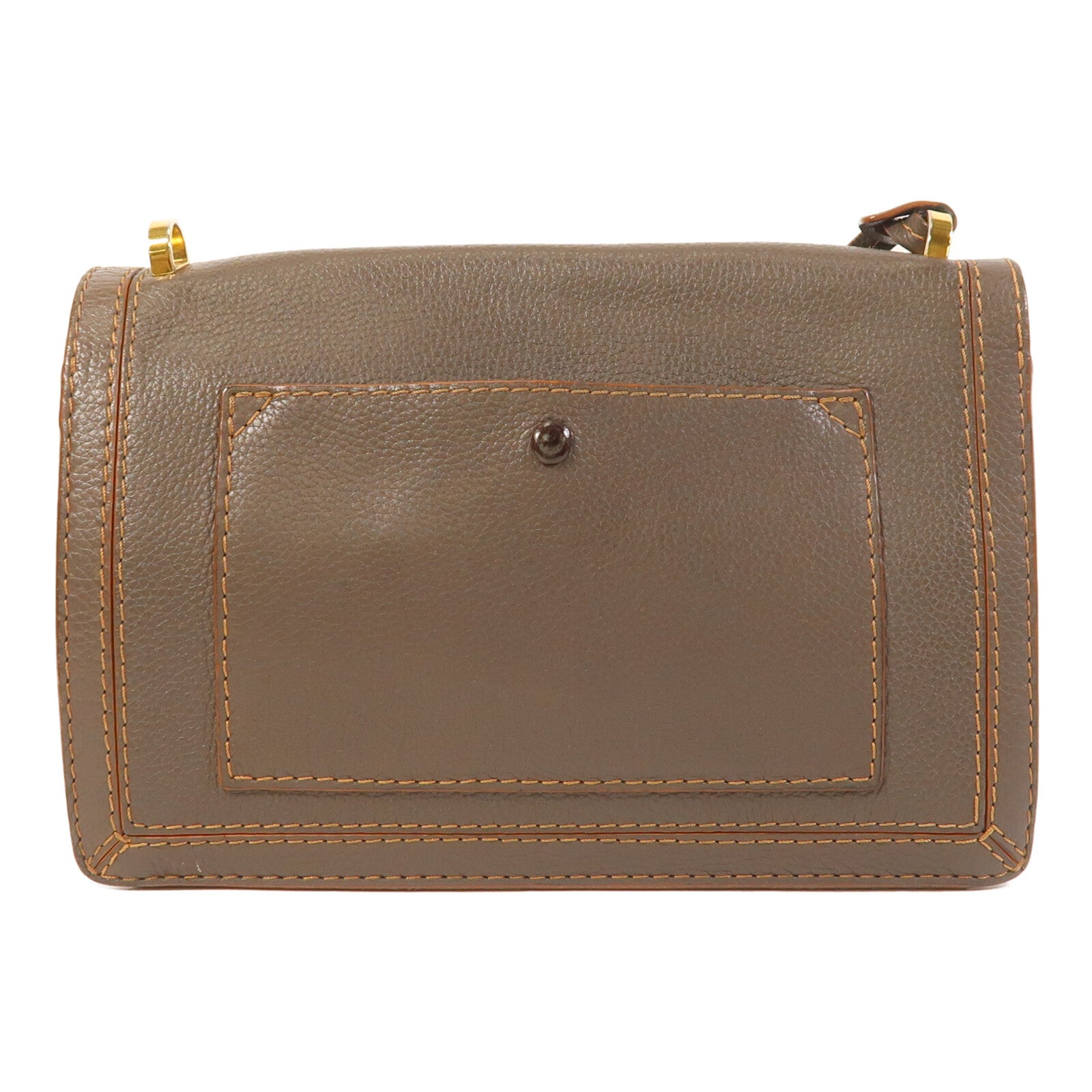 LOEWE 牛皮皮革Barcelona Medium金扣肩背袋