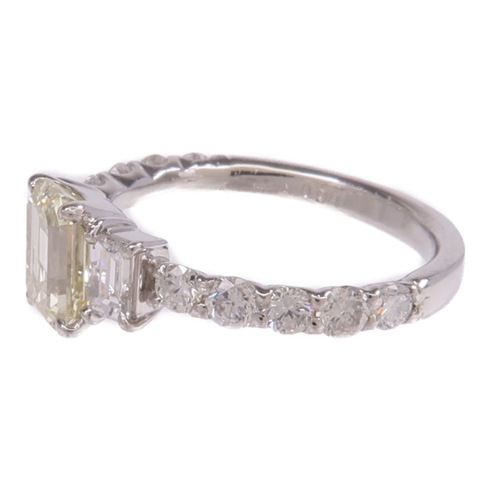 JEWELRY 【激減優惠】PT900鉑金Diamond Ring鑽石戒指US#5.25
