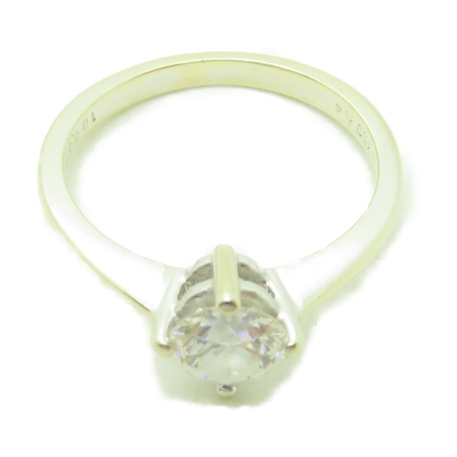JEWELRY 【激減優惠】18白金Diamond Ring 0.59ct鑽石戒指US#5