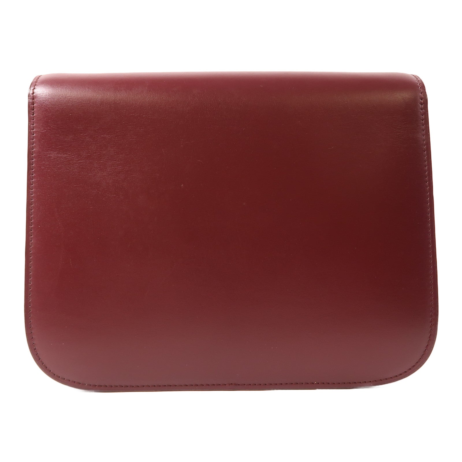 CELINE 【激減優惠】牛皮皮革Classic Box金扣肩背袋紅色