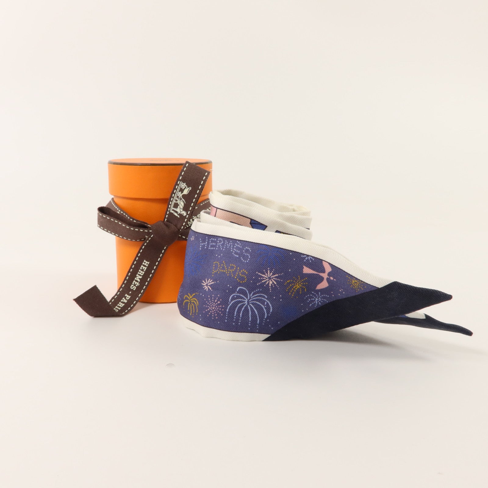 HERMES 絲質Twilly絲巾