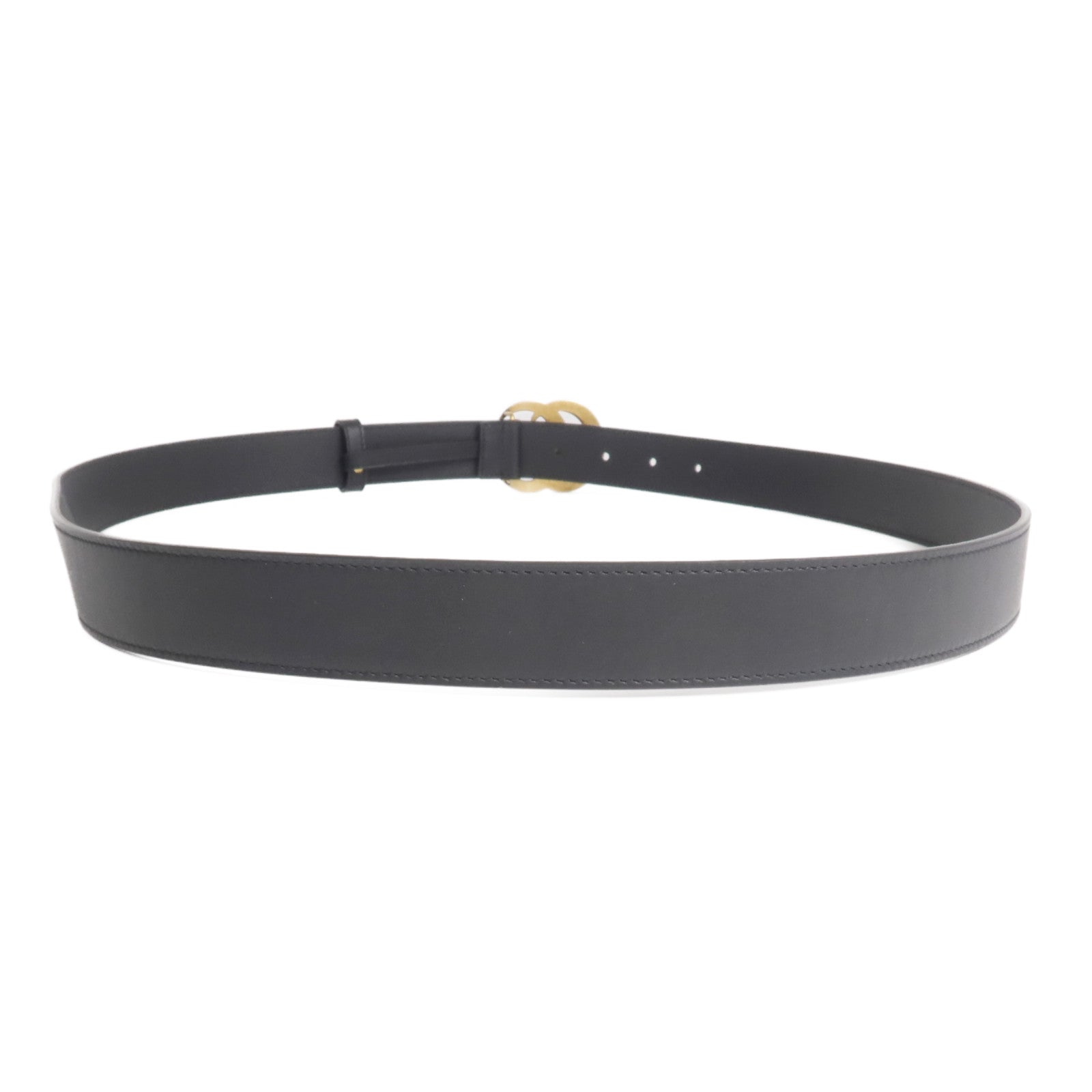 GUCCI 牛皮皮革GG Marmont Belt金扣皮帶