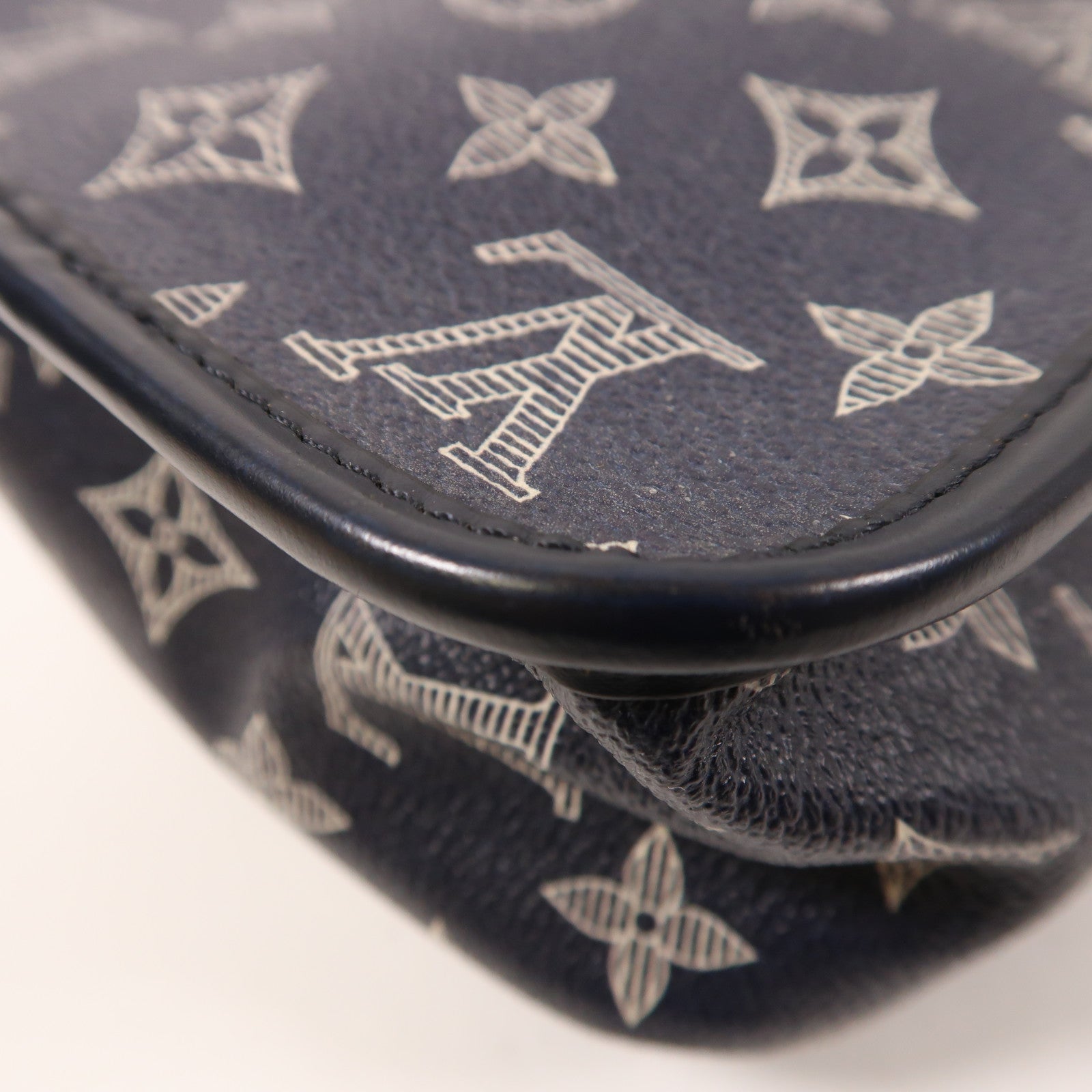 LOUIS VUITTON Monogram Savannah Messenger BB銀扣肩背袋