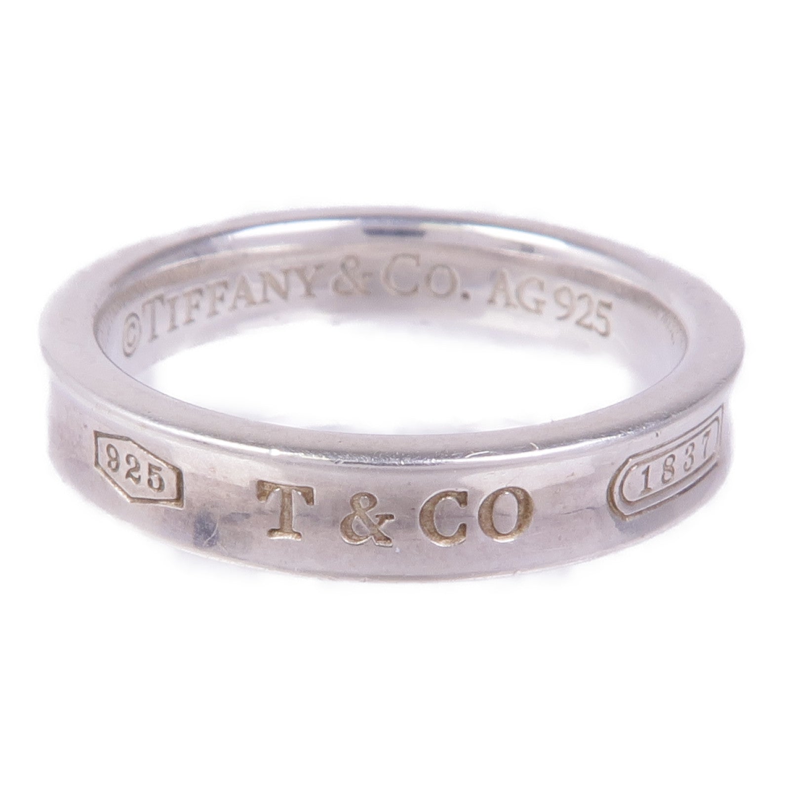 TIFFANY＆CO 925純銀1837 Ring戒指US#6.25