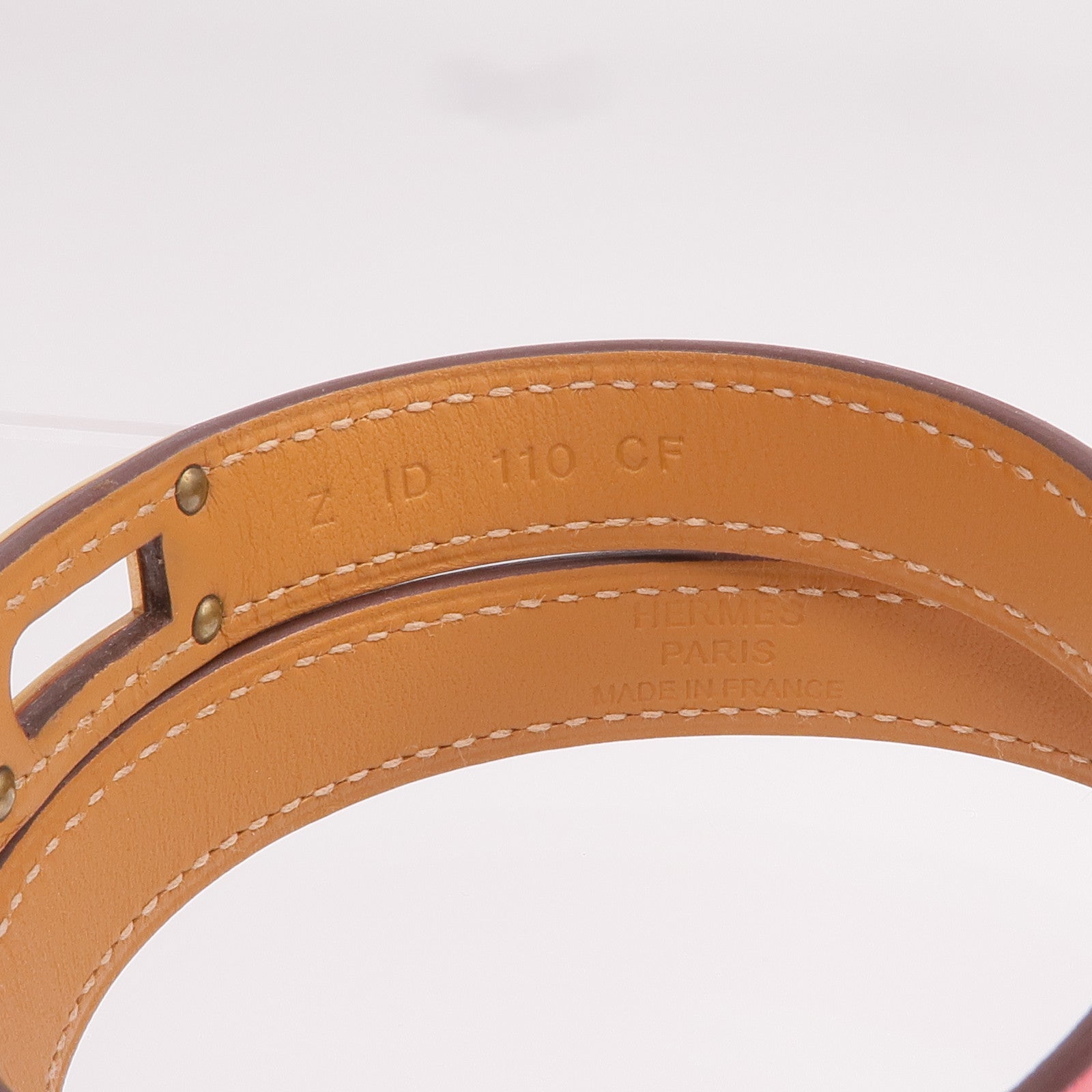 HERMES 【激減優惠】Swift皮革Kelly Double Tour Bracelet手鐲