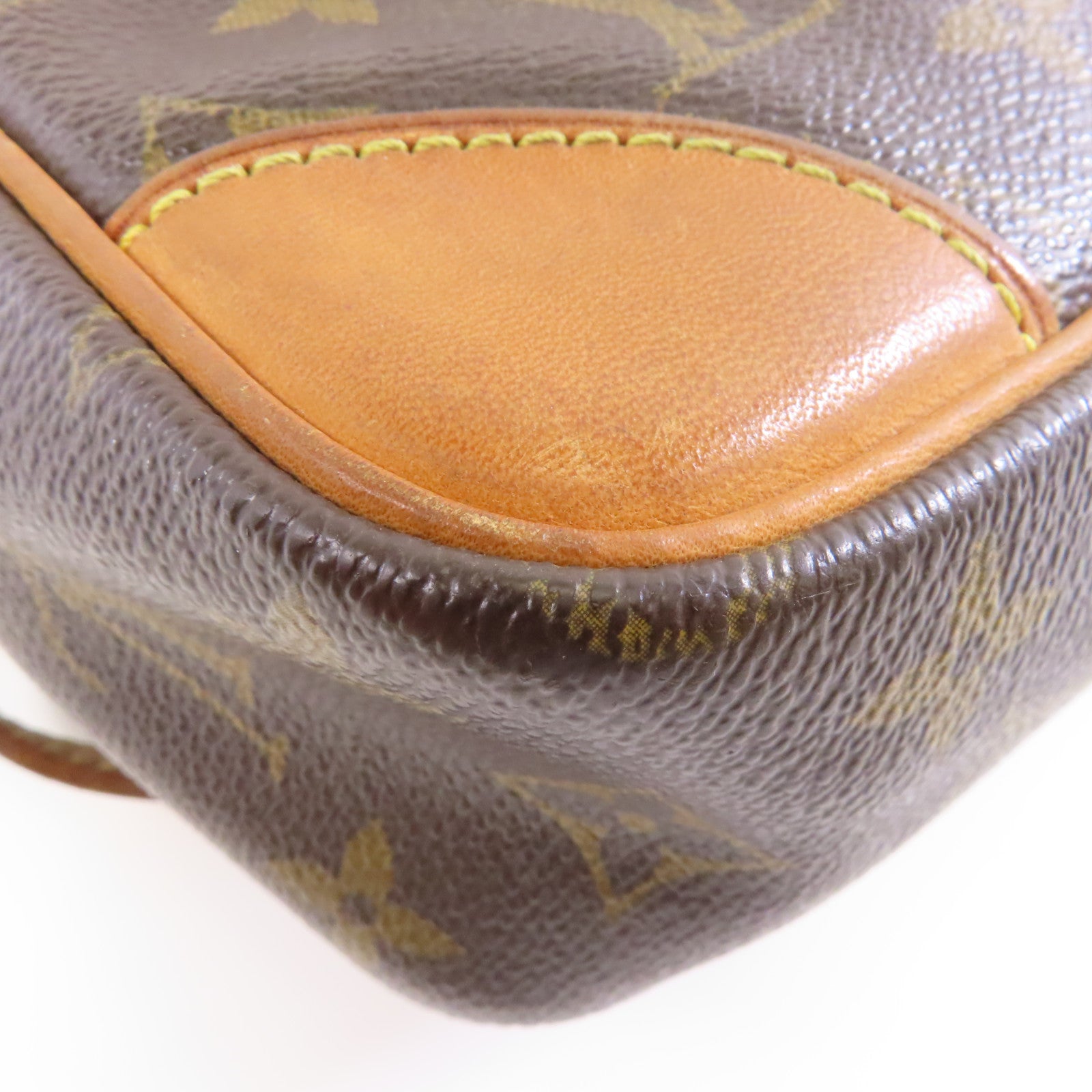 LOUIS VUITTON Monogram Trocadero 27金扣肩背袋棕色