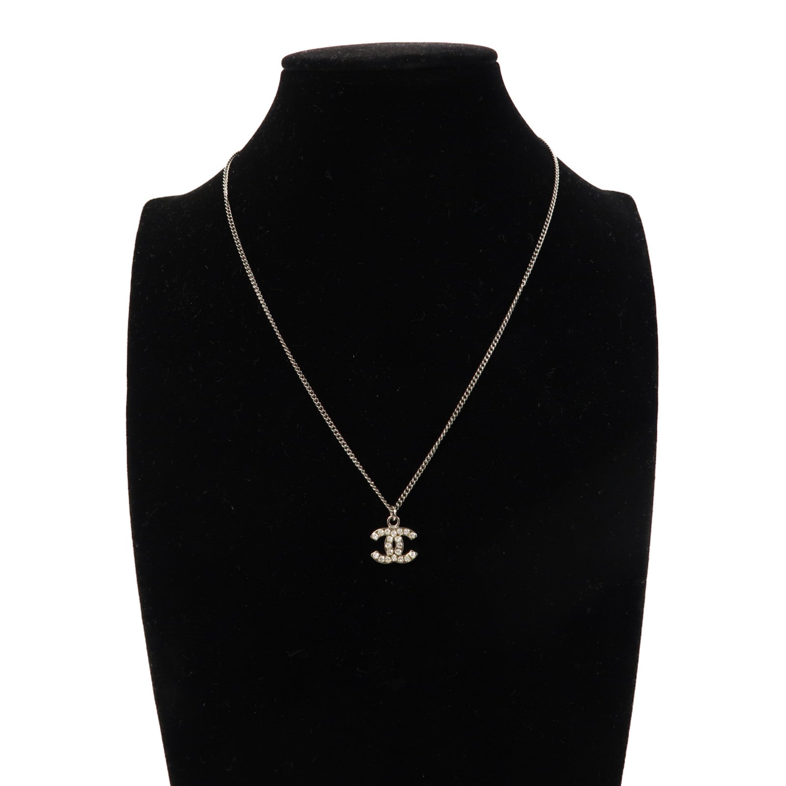 CHANEL 金屬Necklace項鍊銀色