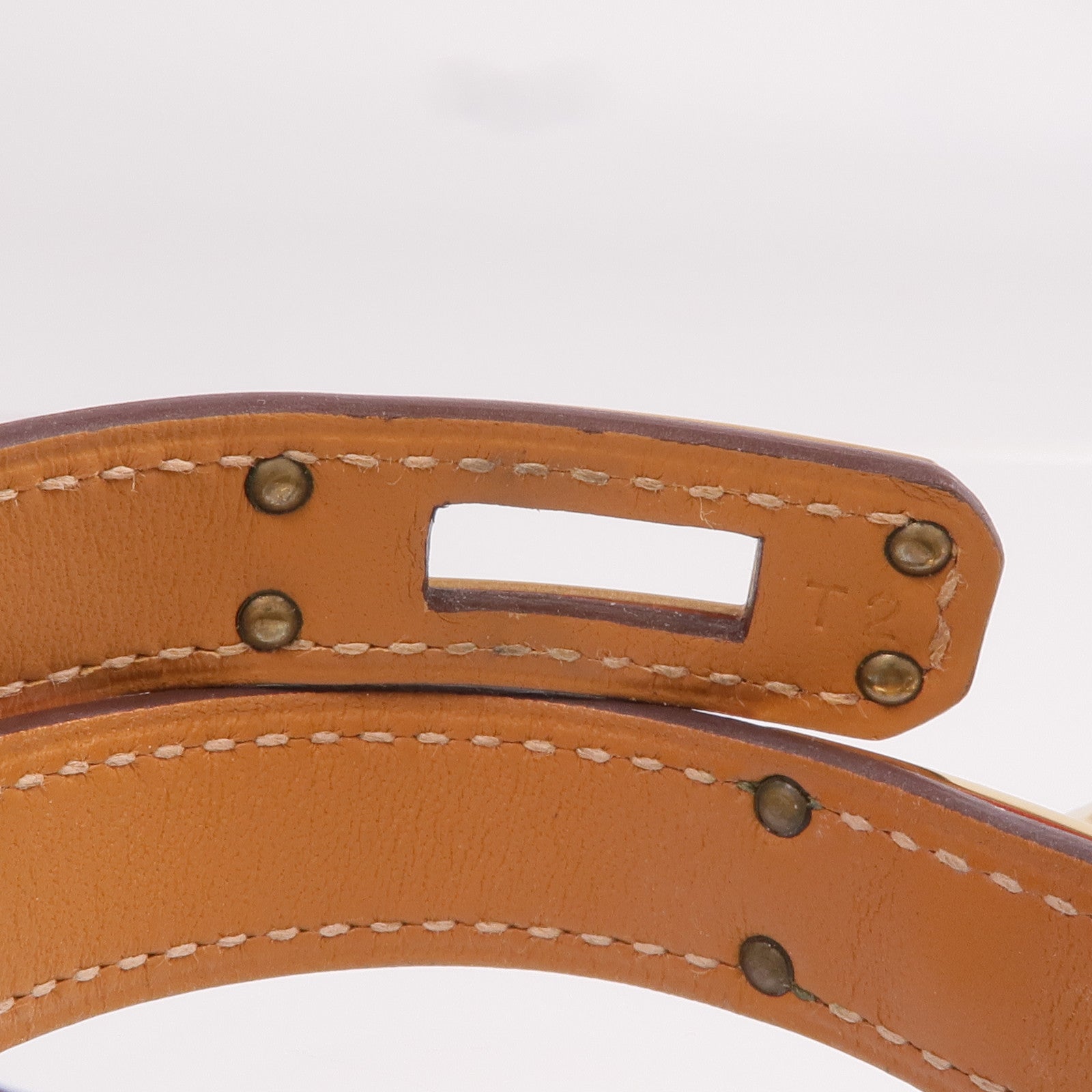 HERMES 【激減優惠】Swift皮革Kelly Double Tour Bracelet手鐲