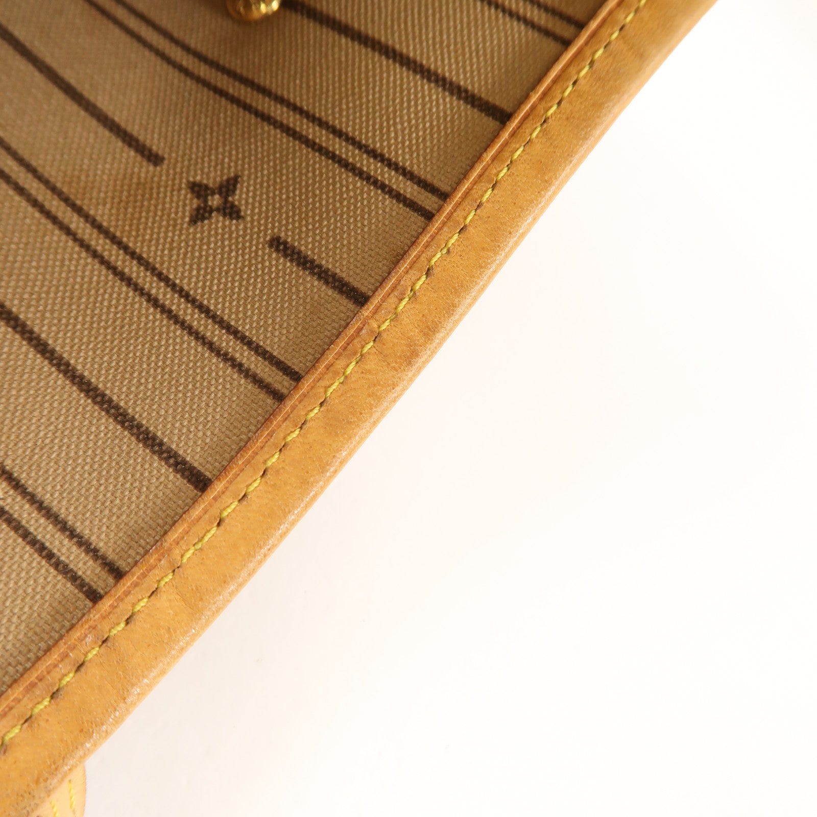 LOUIS VUITTON Monogram Neverfull MM金扣肩背袋棕色
