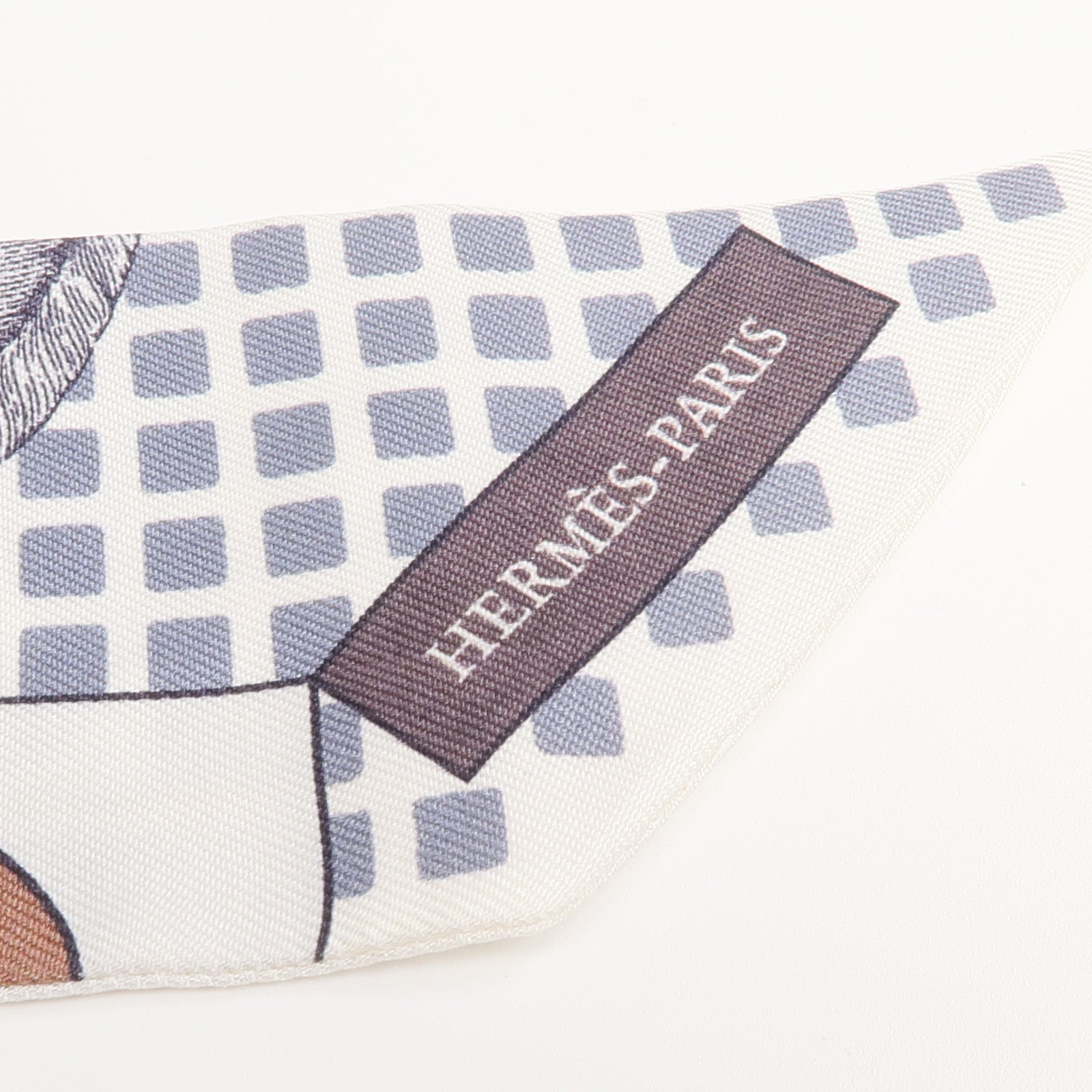 HERMES 絲質Twilly絲巾
