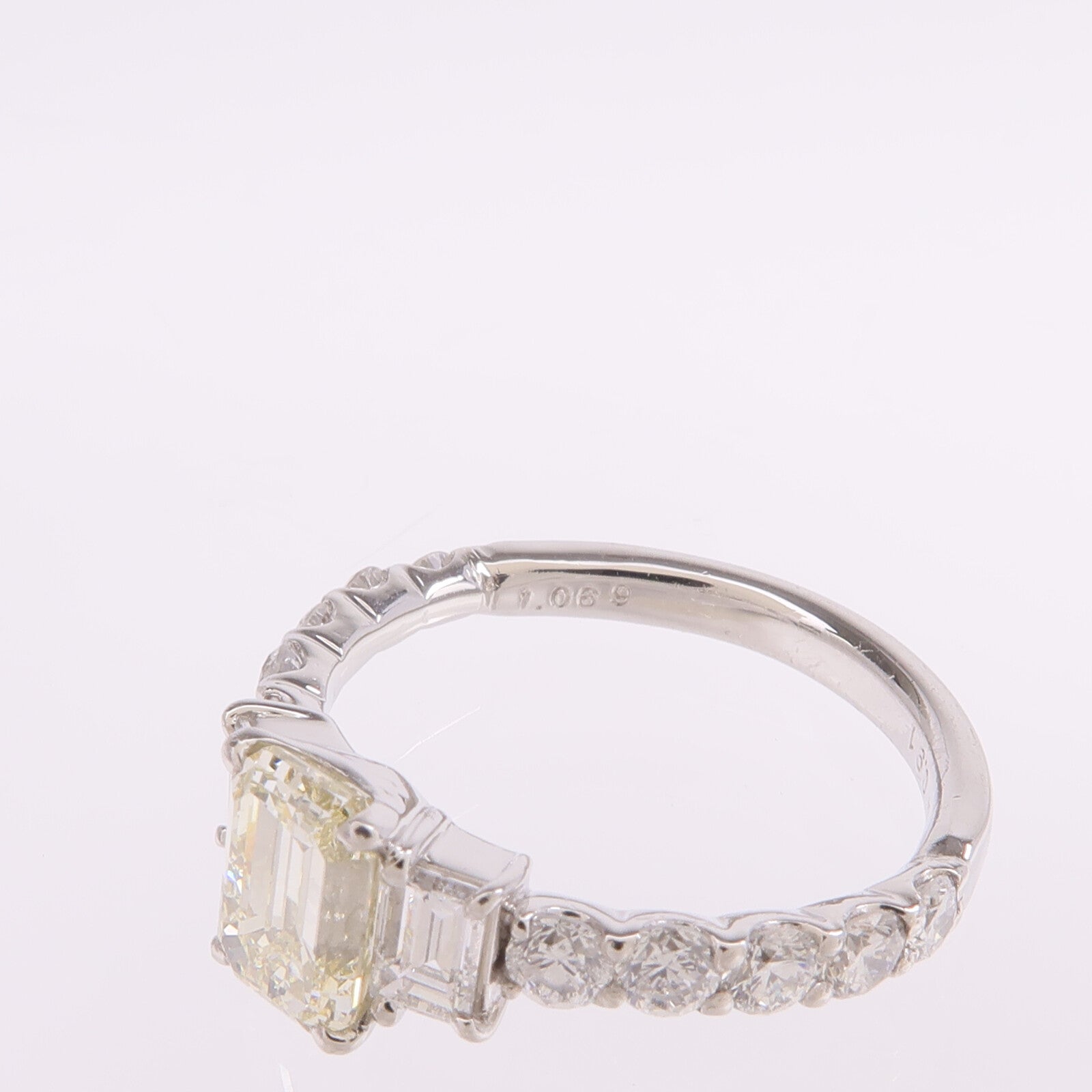 JEWELRY 【激減優惠】PT900鉑金Diamond Ring鑽石戒指US#5.25