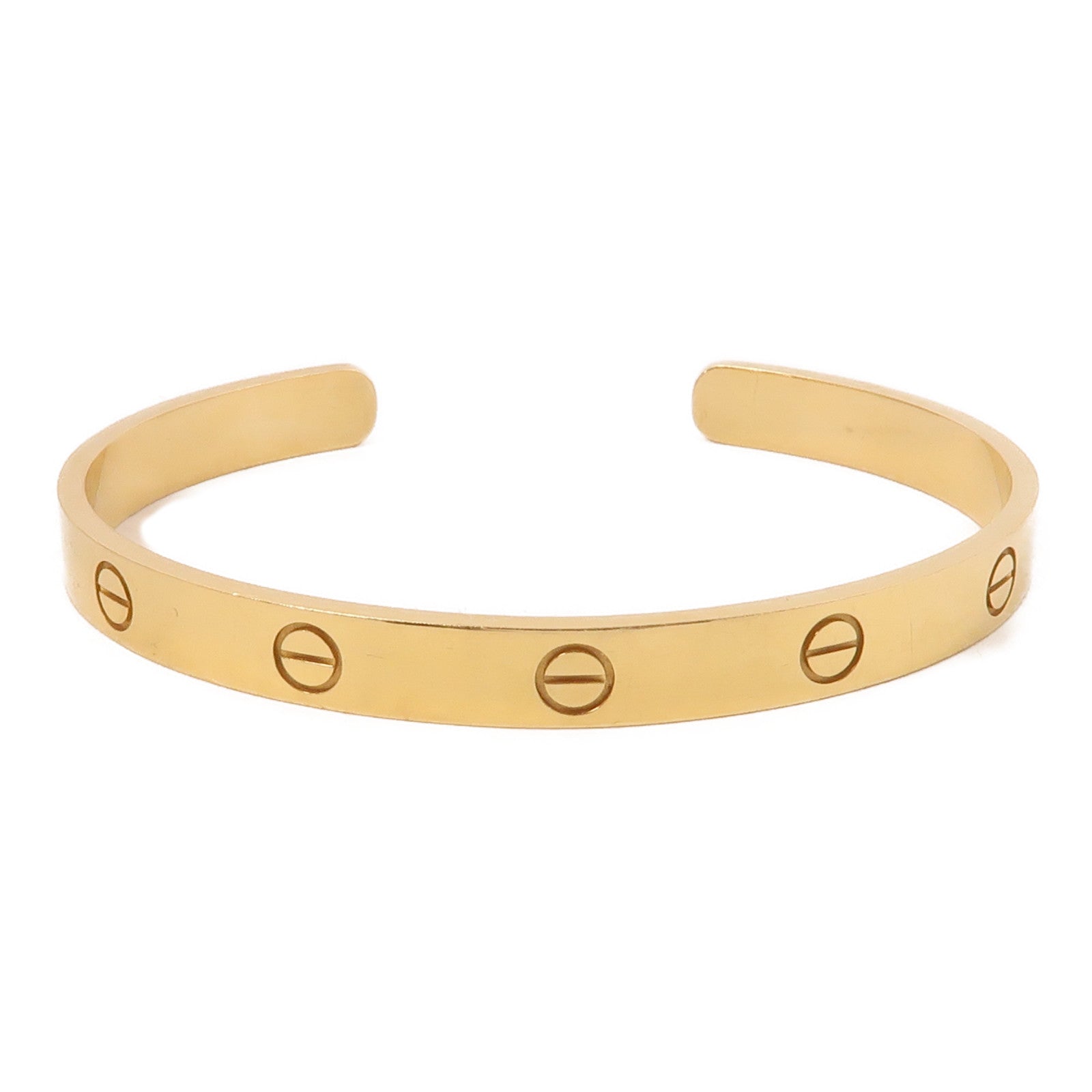 CARTIER 18K黃金Love Bracelet手鐲#19