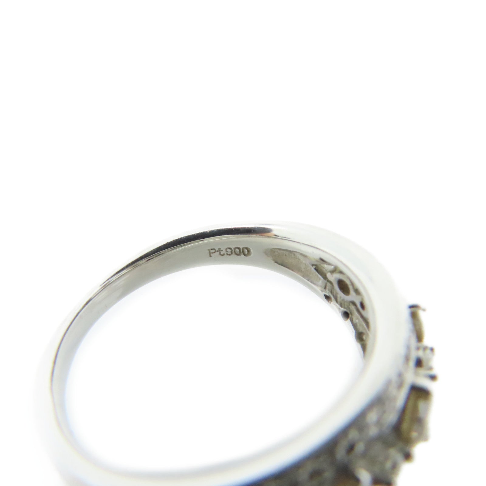 JEWELRY 【激減優惠】PT900鉑金/0.32ct/0.19鑽石Diamond Ring戒指US#5.5
