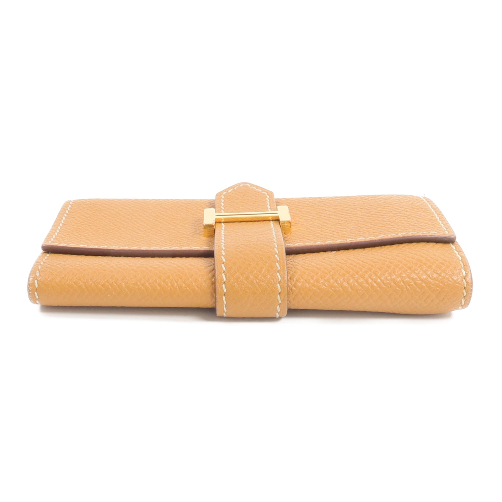HERMES Epsom皮革Bearn Key Holder鎖匙包Gold