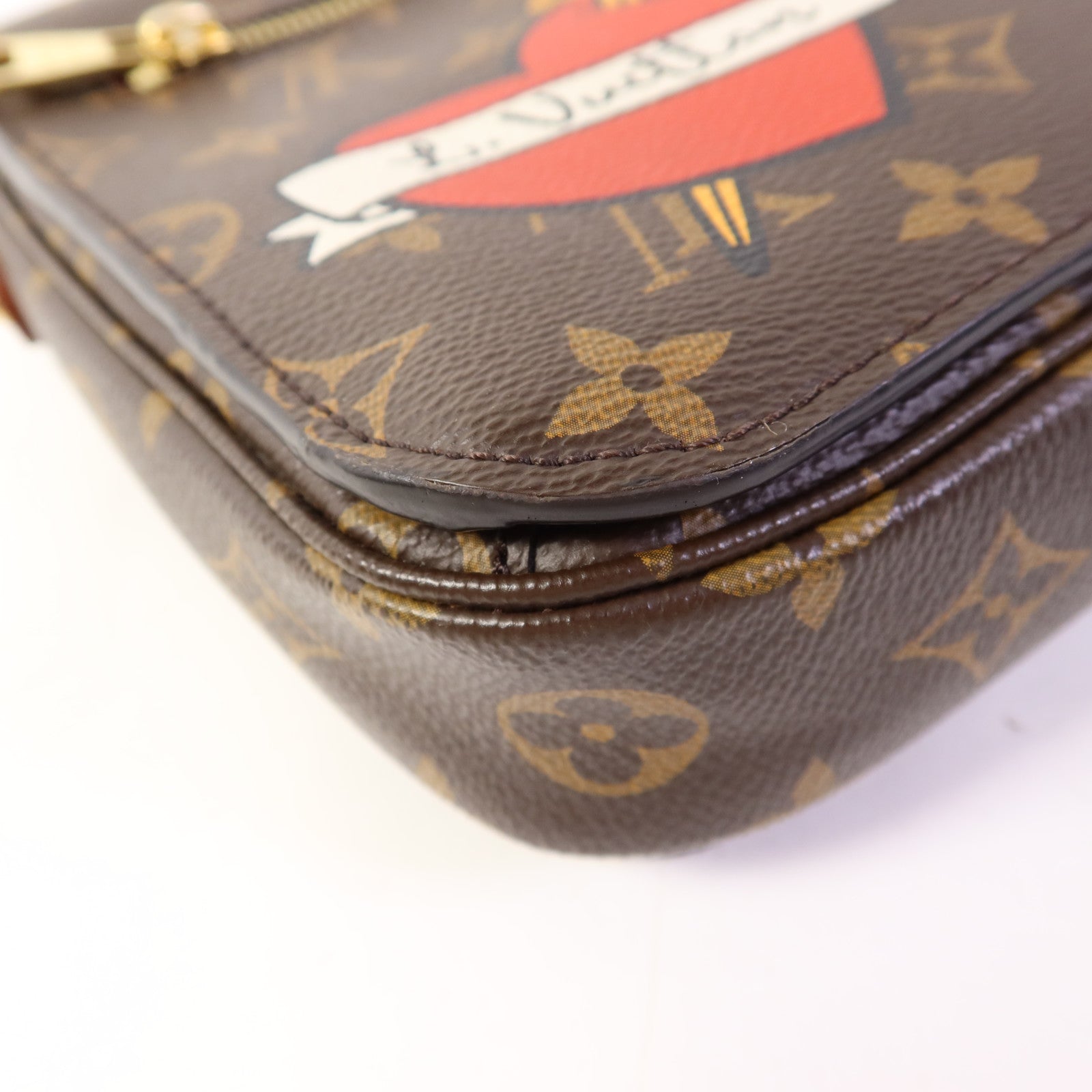 LOUIS VUITTON Monogram Patches Pochette Metis金扣手挽肩背兩用袋棕色