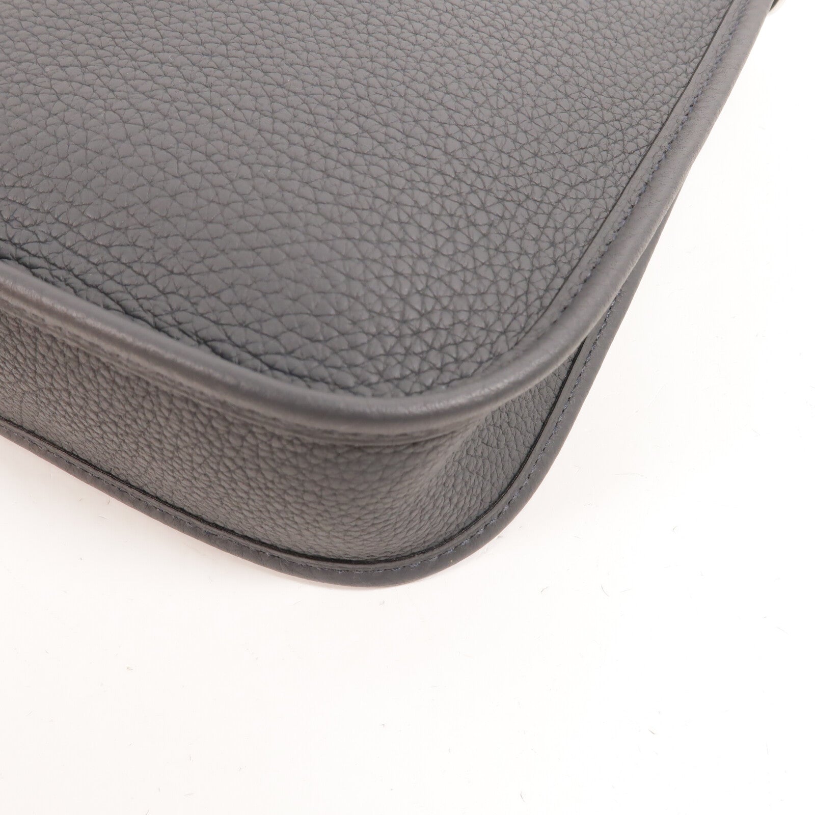 HERMES Clemence皮革Evelyne TPM肩背袋Ardoise