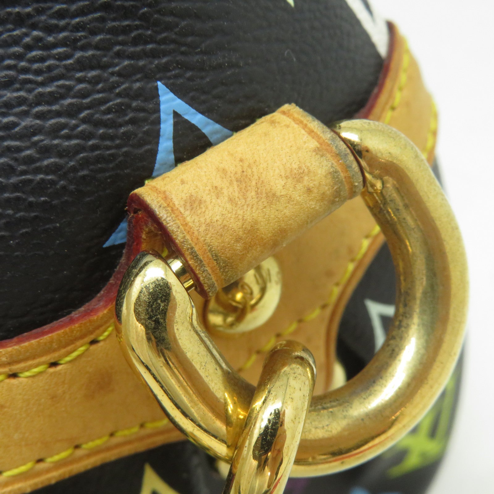 LOUIS VUITTON Monogram Multicolore Beverly金扣肩背袋黑色/彩色