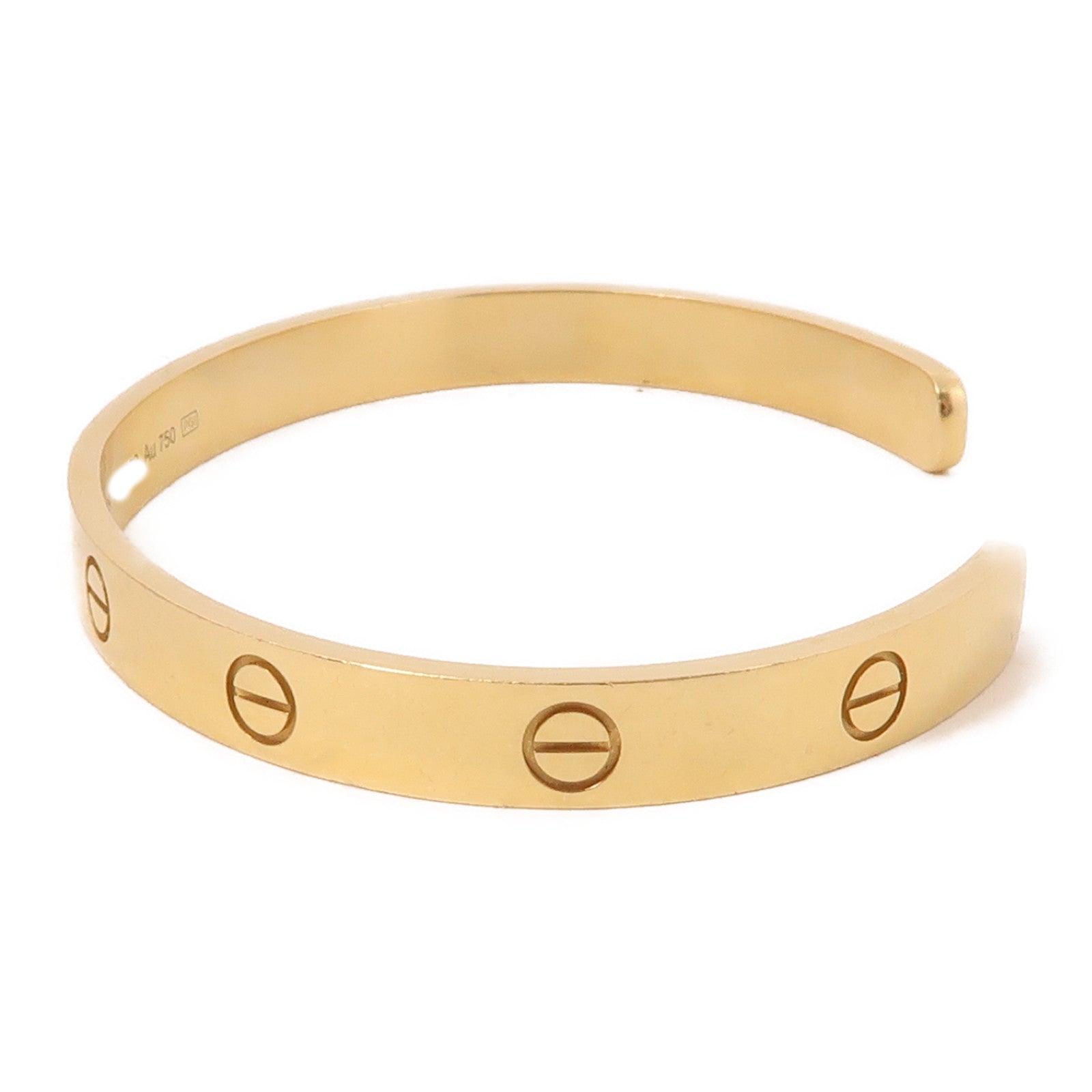 CARTIER 18K黃金Love Bracelet手鐲#19