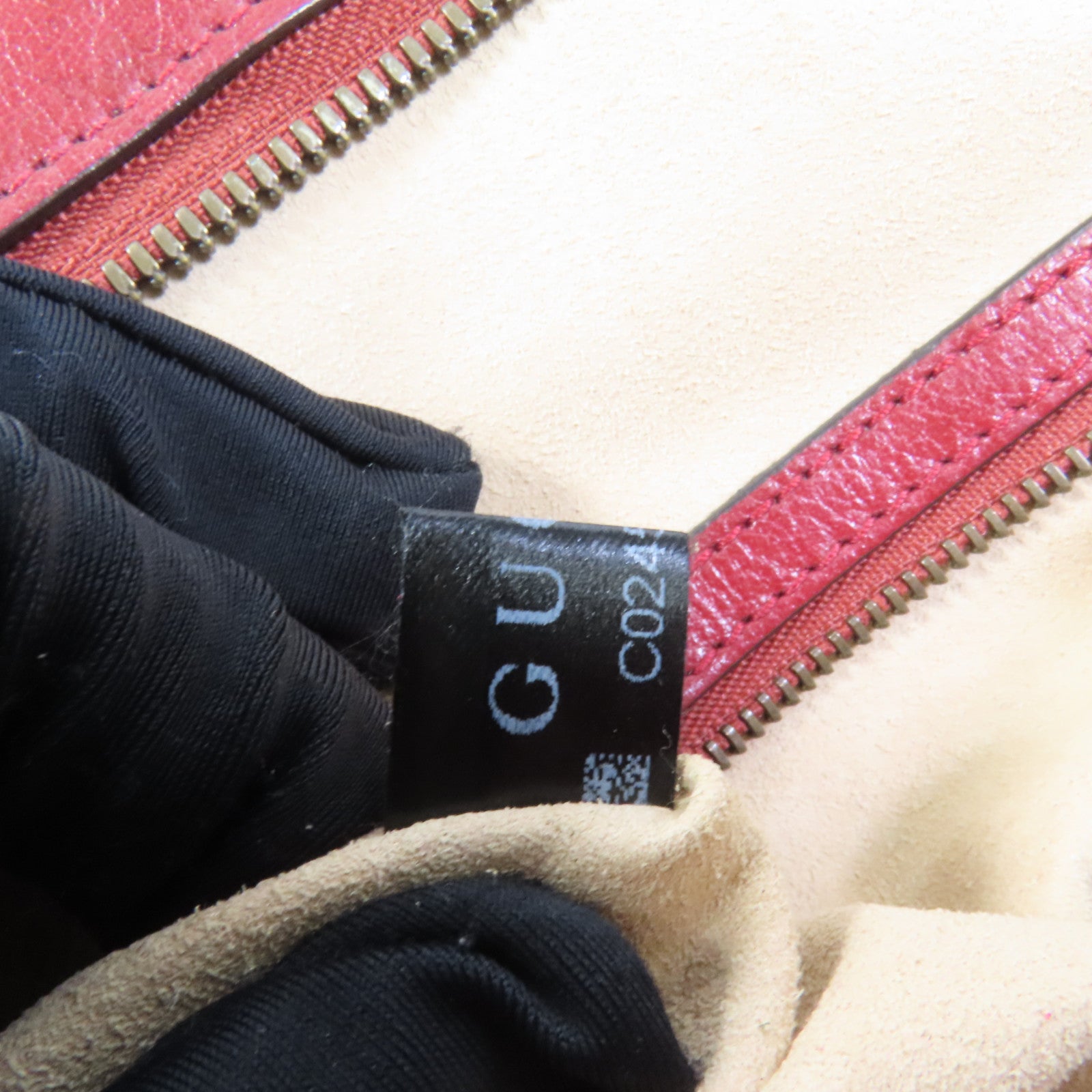 GUCCI 牛皮皮革Belle金扣手挽肩背兩用袋