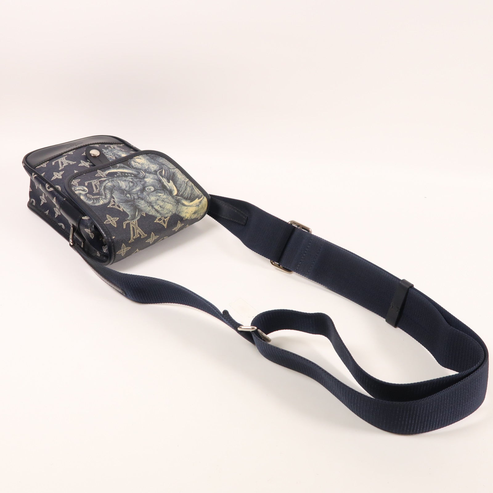 LOUIS VUITTON Monogram Savannah Messenger BB銀扣肩背袋