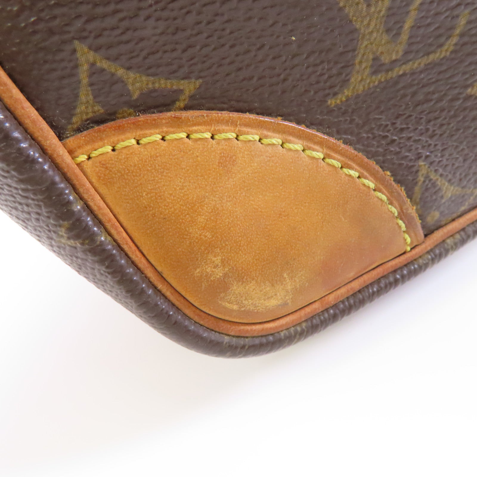 LOUIS VUITTON Monogram Trocadero 27金扣肩背袋棕色