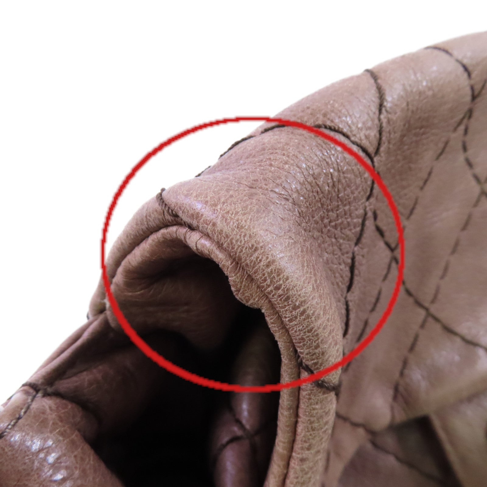 CHANEL【激減優惠】 牛皮皮革Shoulder Bag銀扣啡色