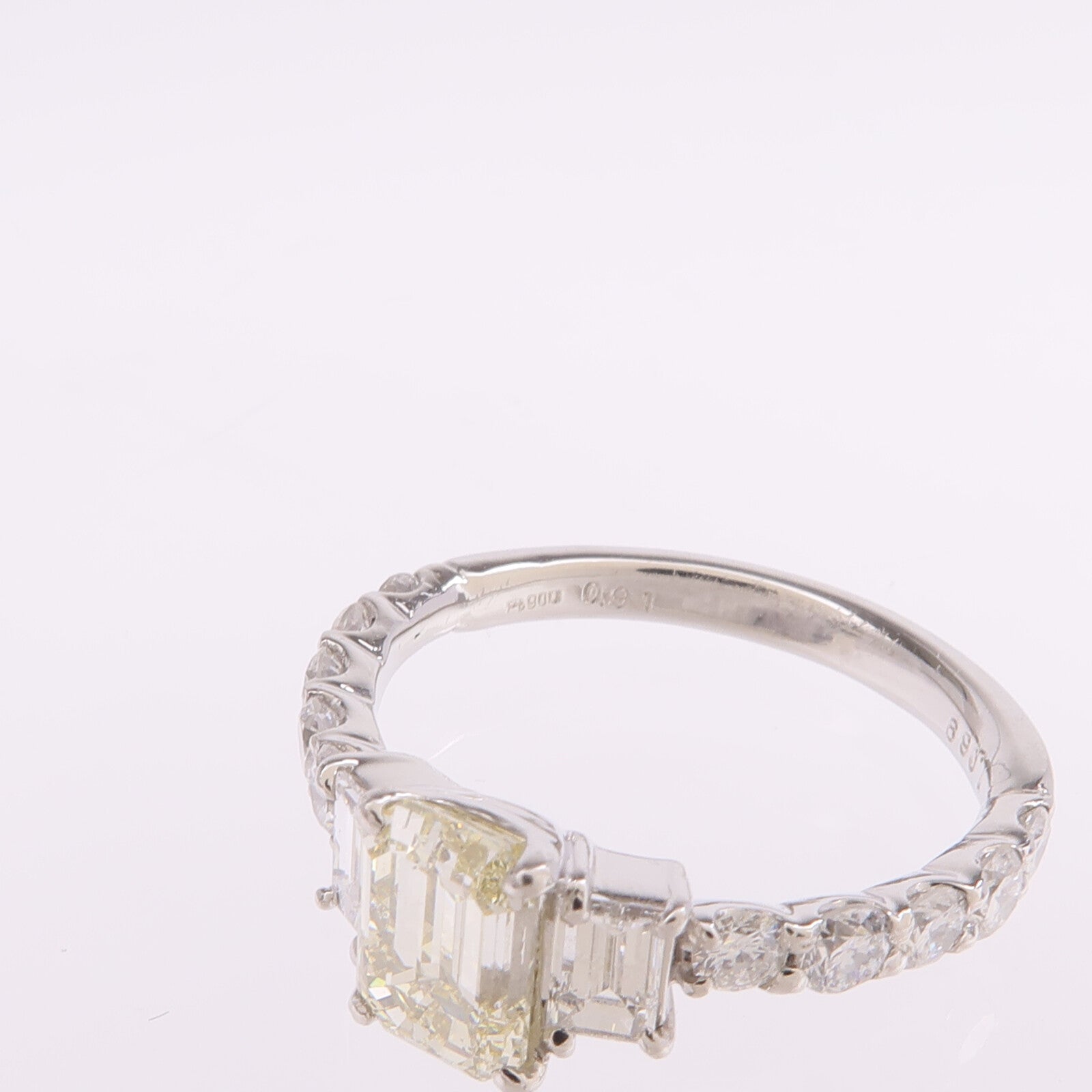 JEWELRY 【激減優惠】PT900鉑金Diamond Ring鑽石戒指US#5.25