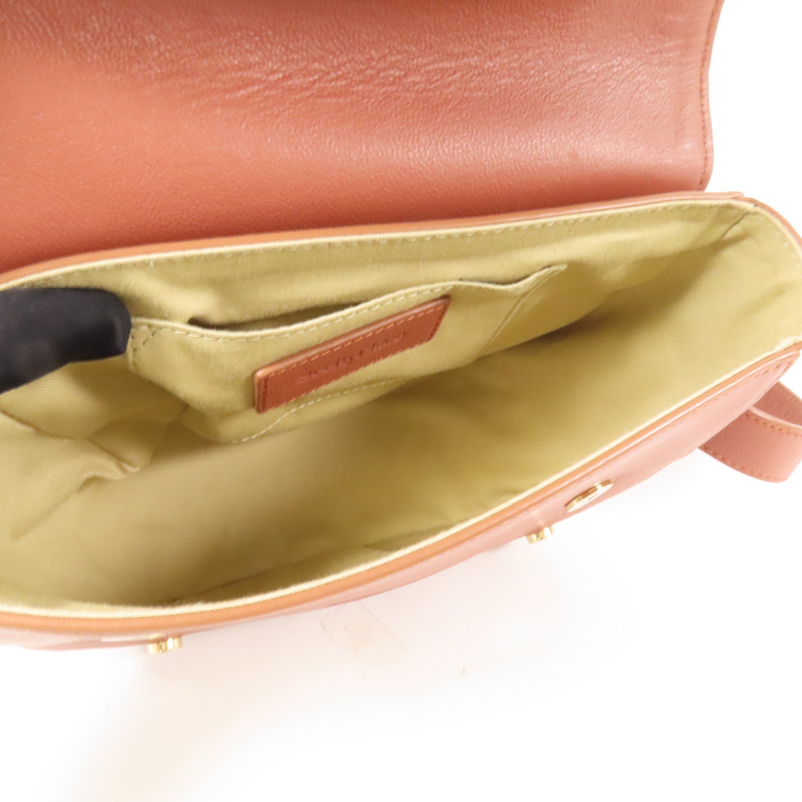 SEE BY CHLOE 牛皮皮革Shoulder Bag金扣肩背袋