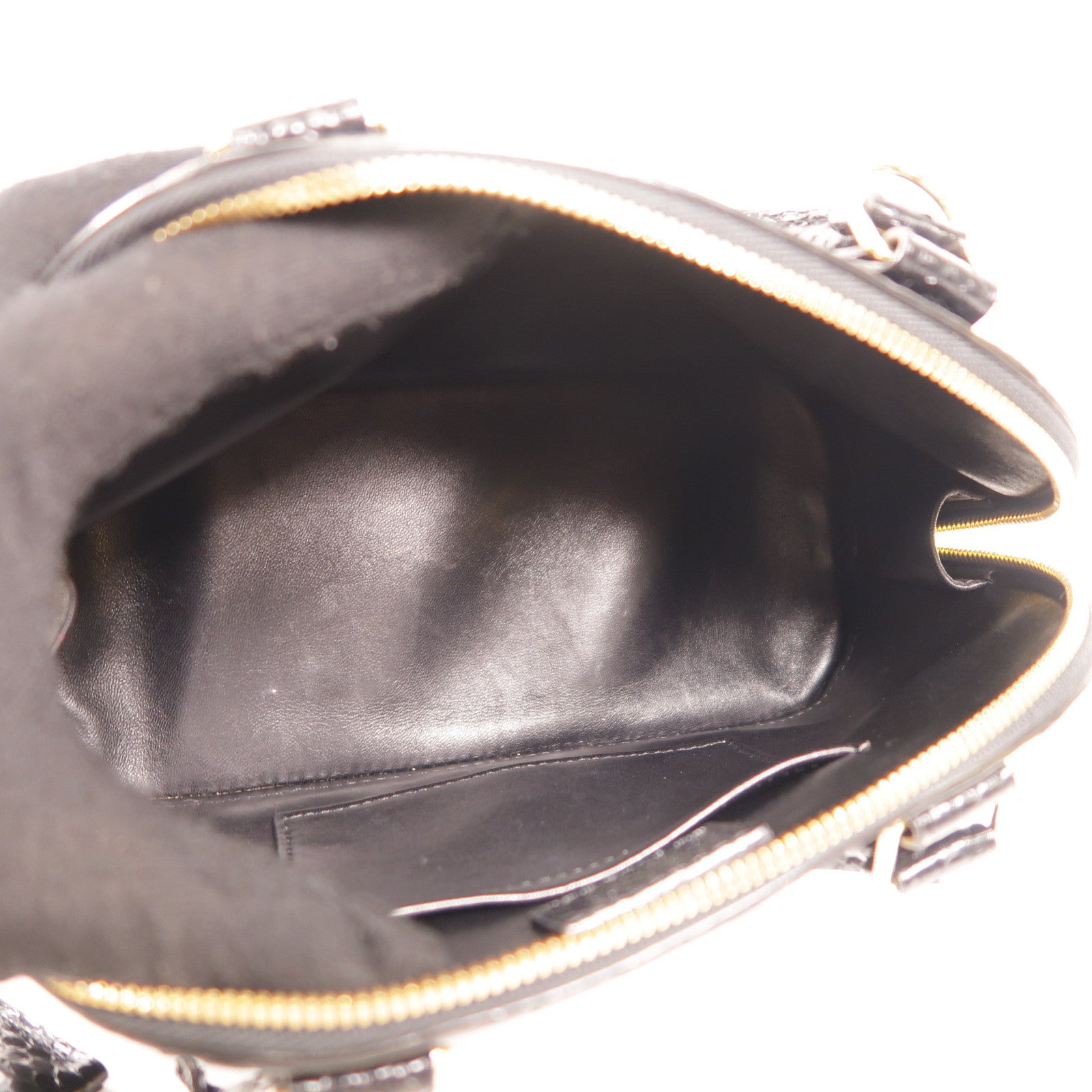 LOUIS VUITTON 【激減優惠】蛇皮皮革Alma BB金扣手挽袋