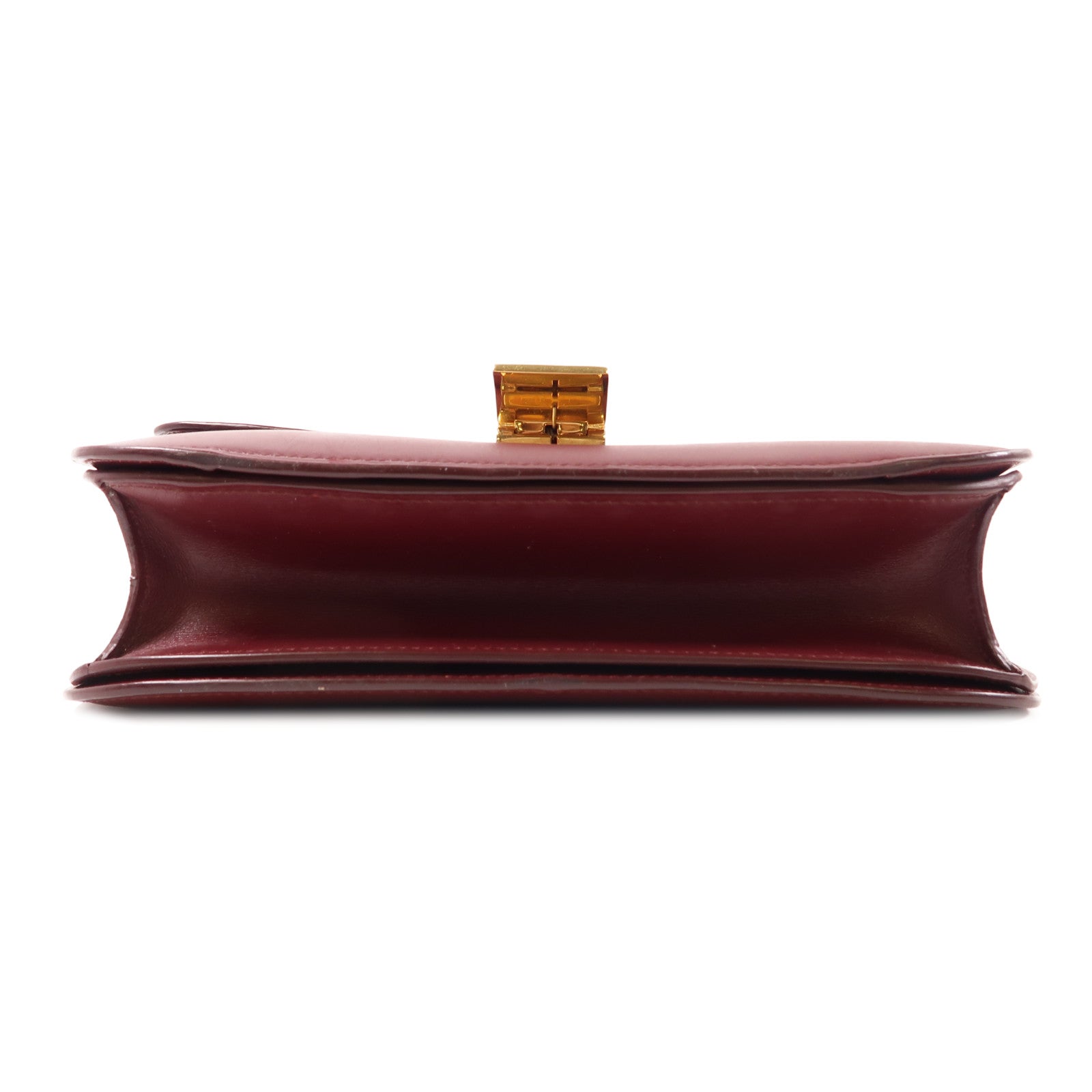CELINE 【激減優惠】牛皮皮革Classic Box金扣肩背袋紅色