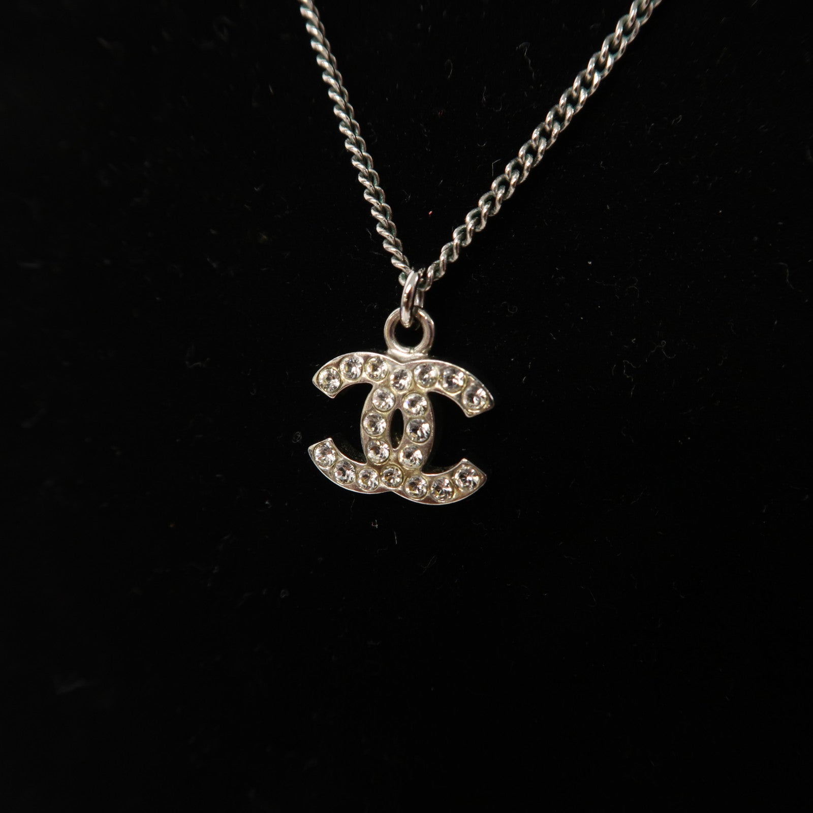 CHANEL 金屬Necklace項鍊銀色