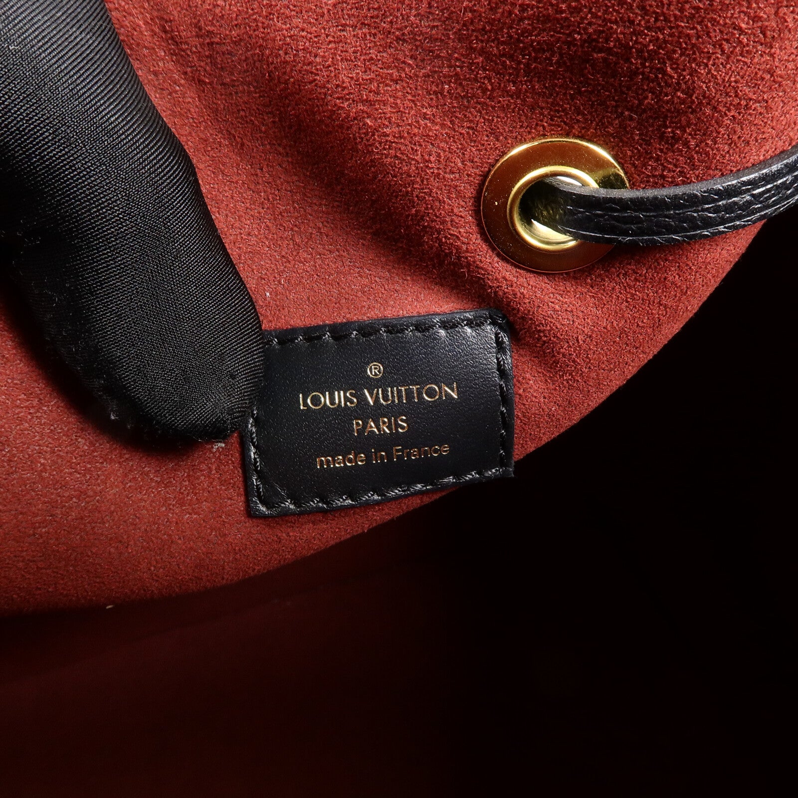 LOUIS VUITTON Monogram Empreinte Bicolor Neo Noe MM金扣手挽肩背兩用袋