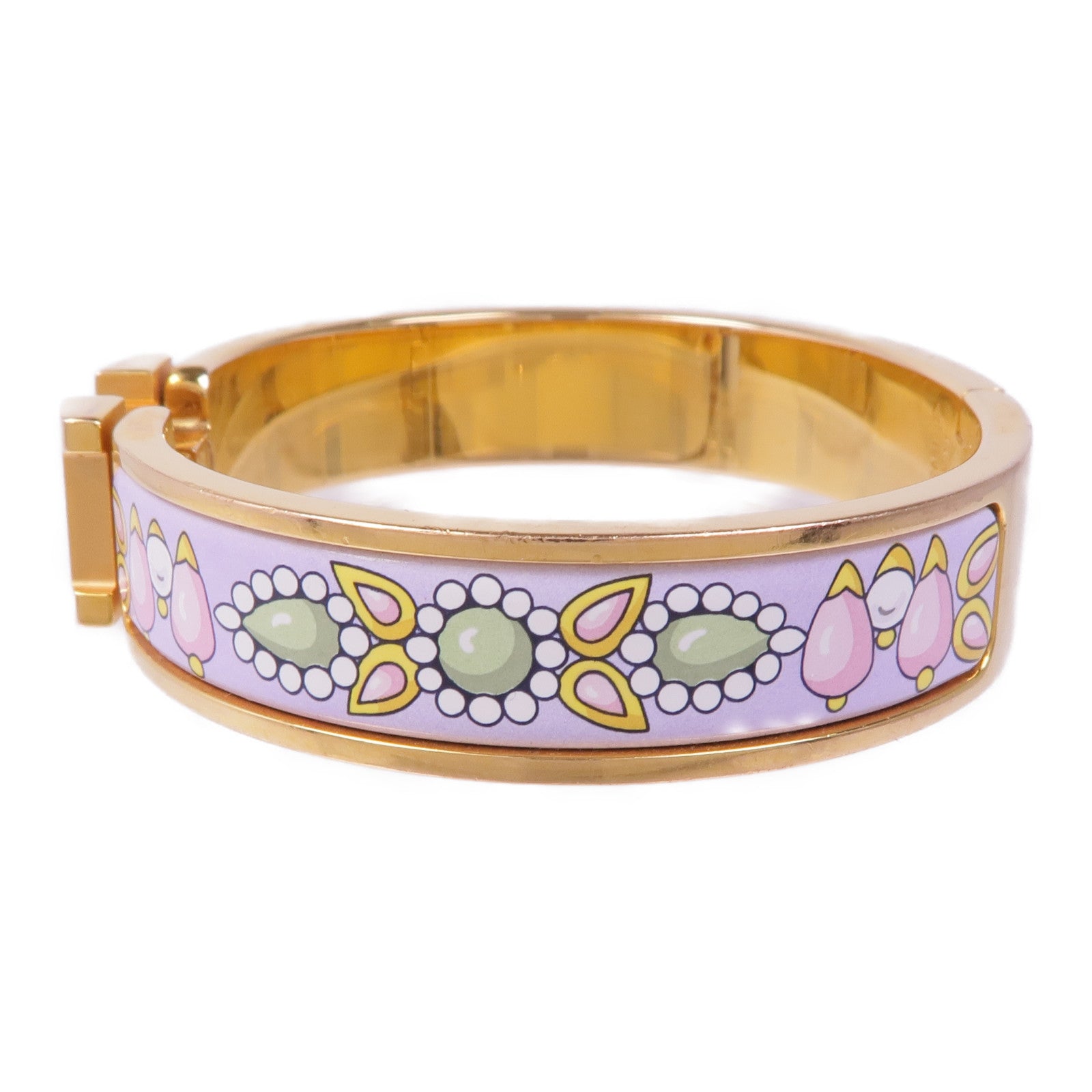 HERMES 琺瑯/金屬Clic H手鐲