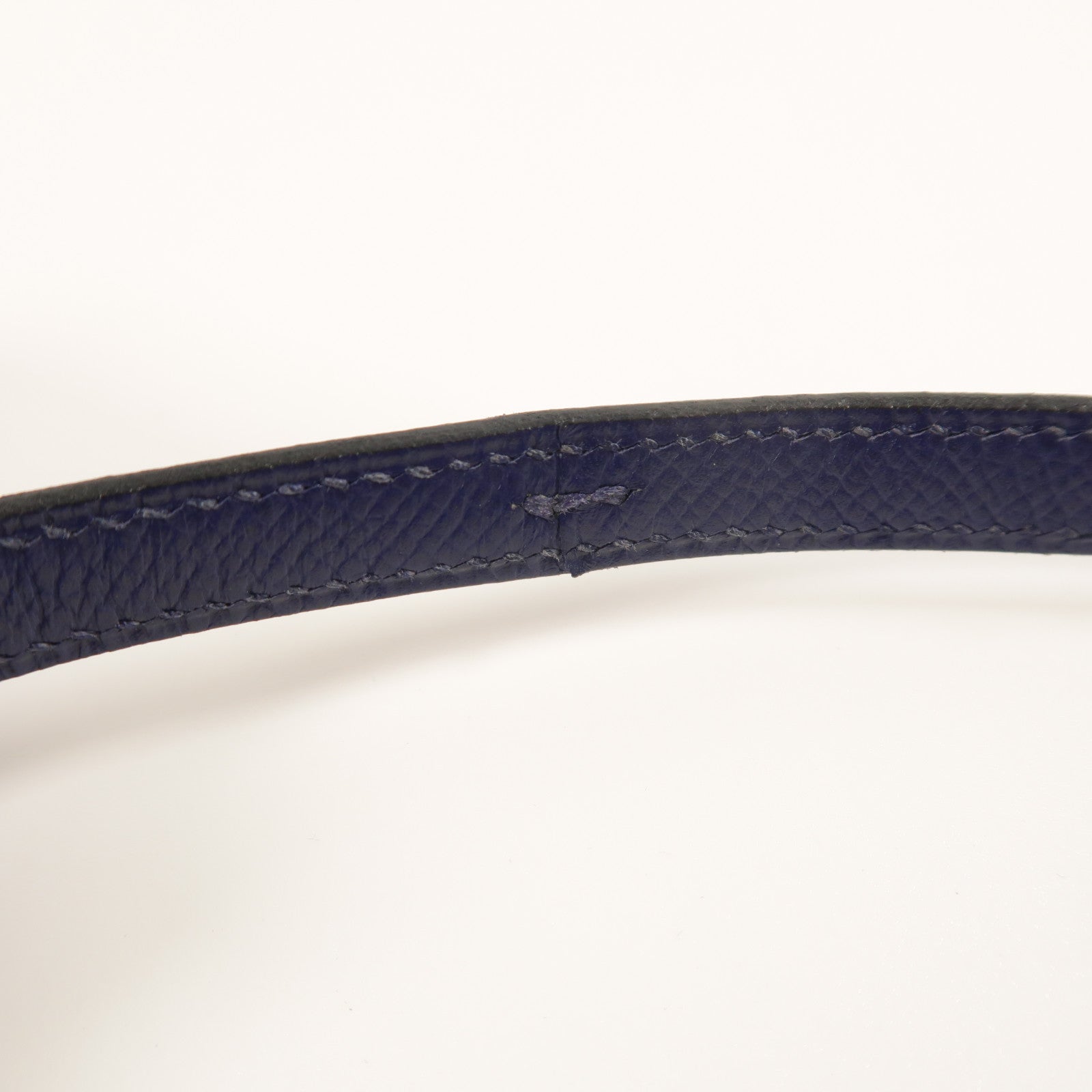 HERMES Epsom皮革Constance Elan肩背袋Bleu Saphir