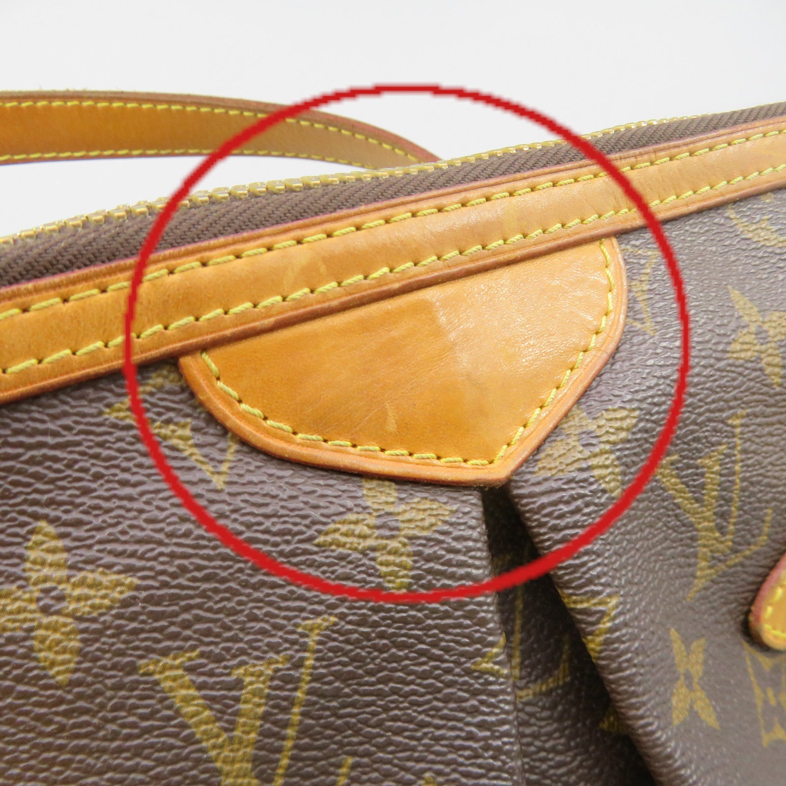 LOUIS VUITTON Monogram Palermo GM 2Way Shoulder Bag手挽肩背两用袋啡色