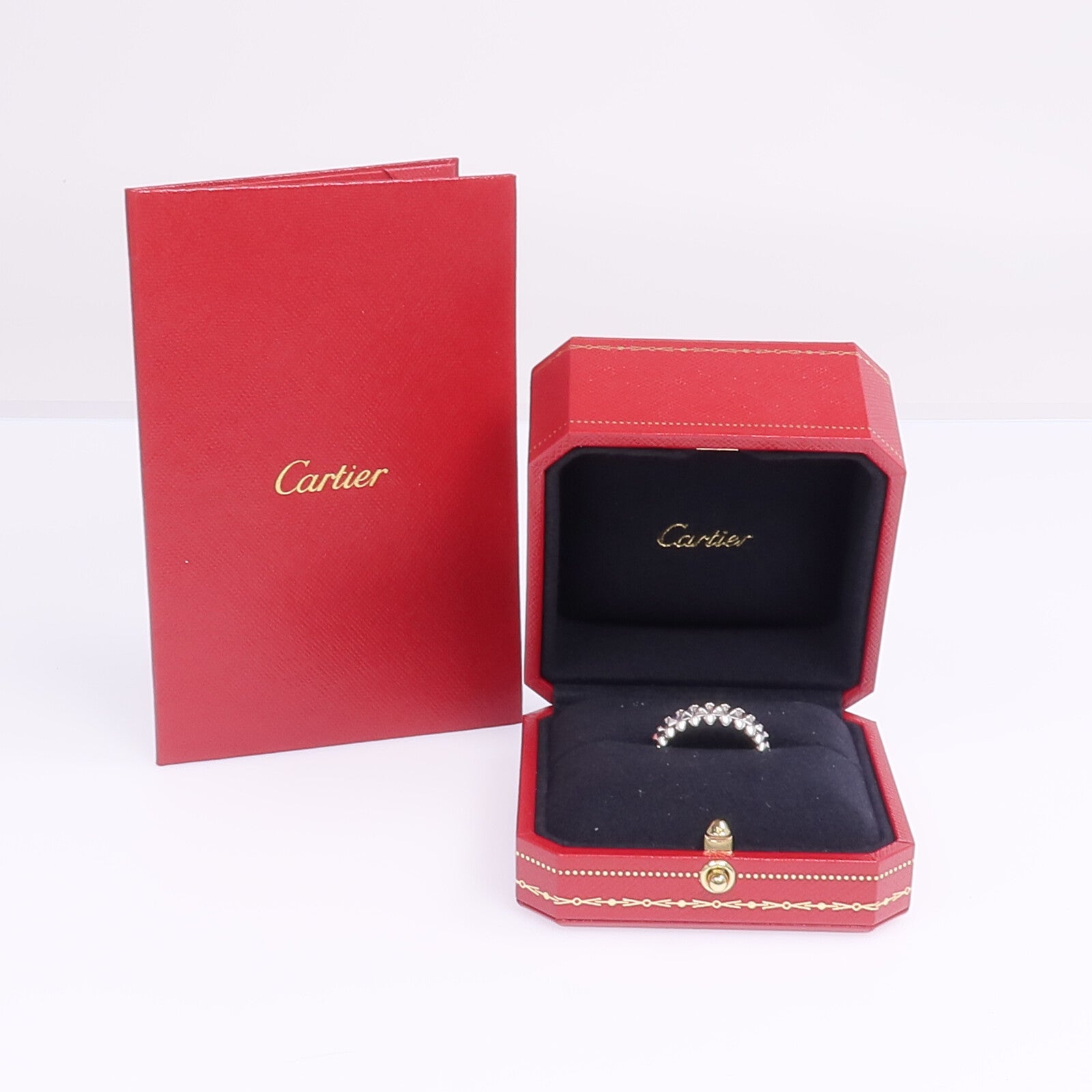 CARTIER 18K白金Clash de Cartier戒指Cartier#53/US#6.5