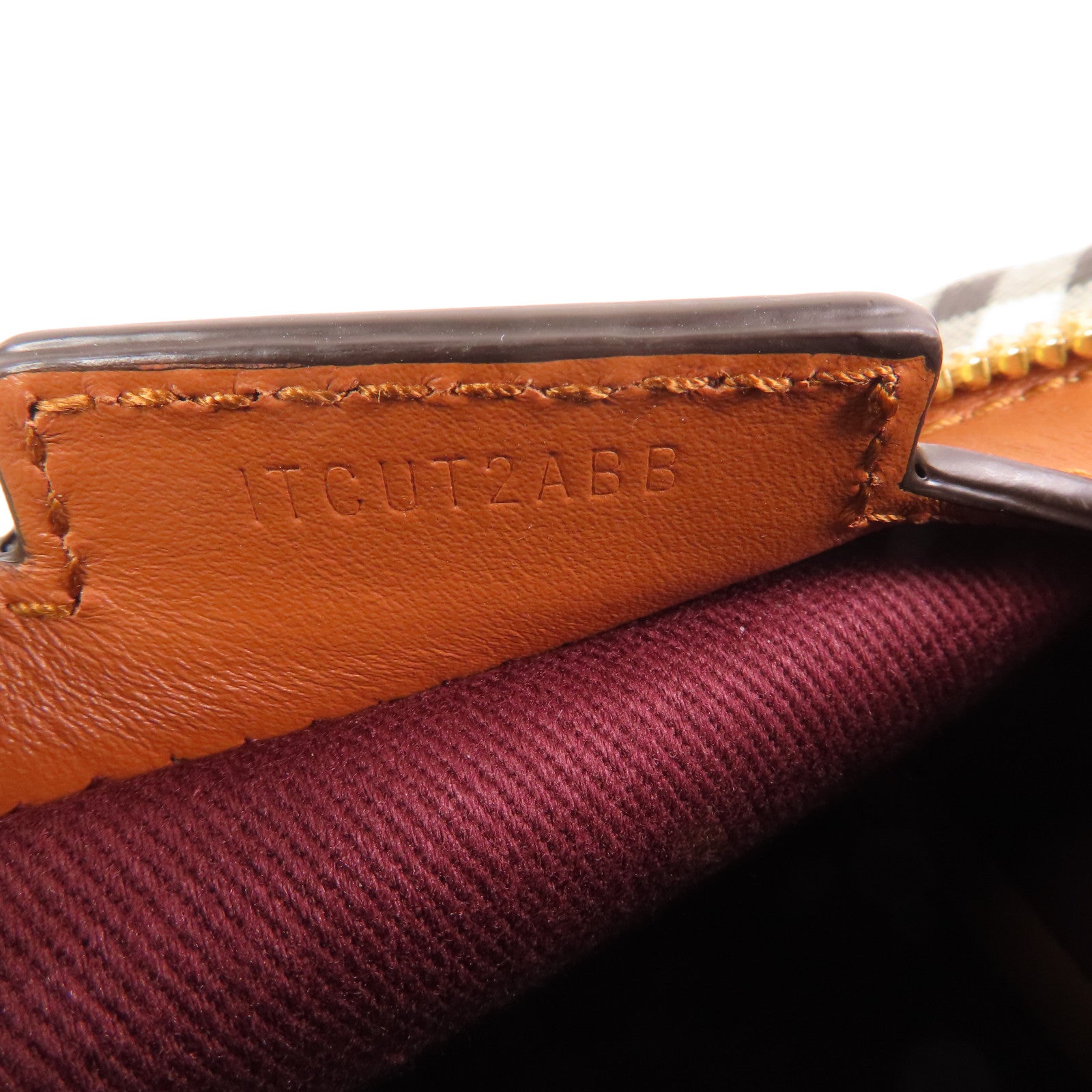 BURBERRY 塗層帆布Mini Check Bowling Bag金扣手挽肩背兩用袋