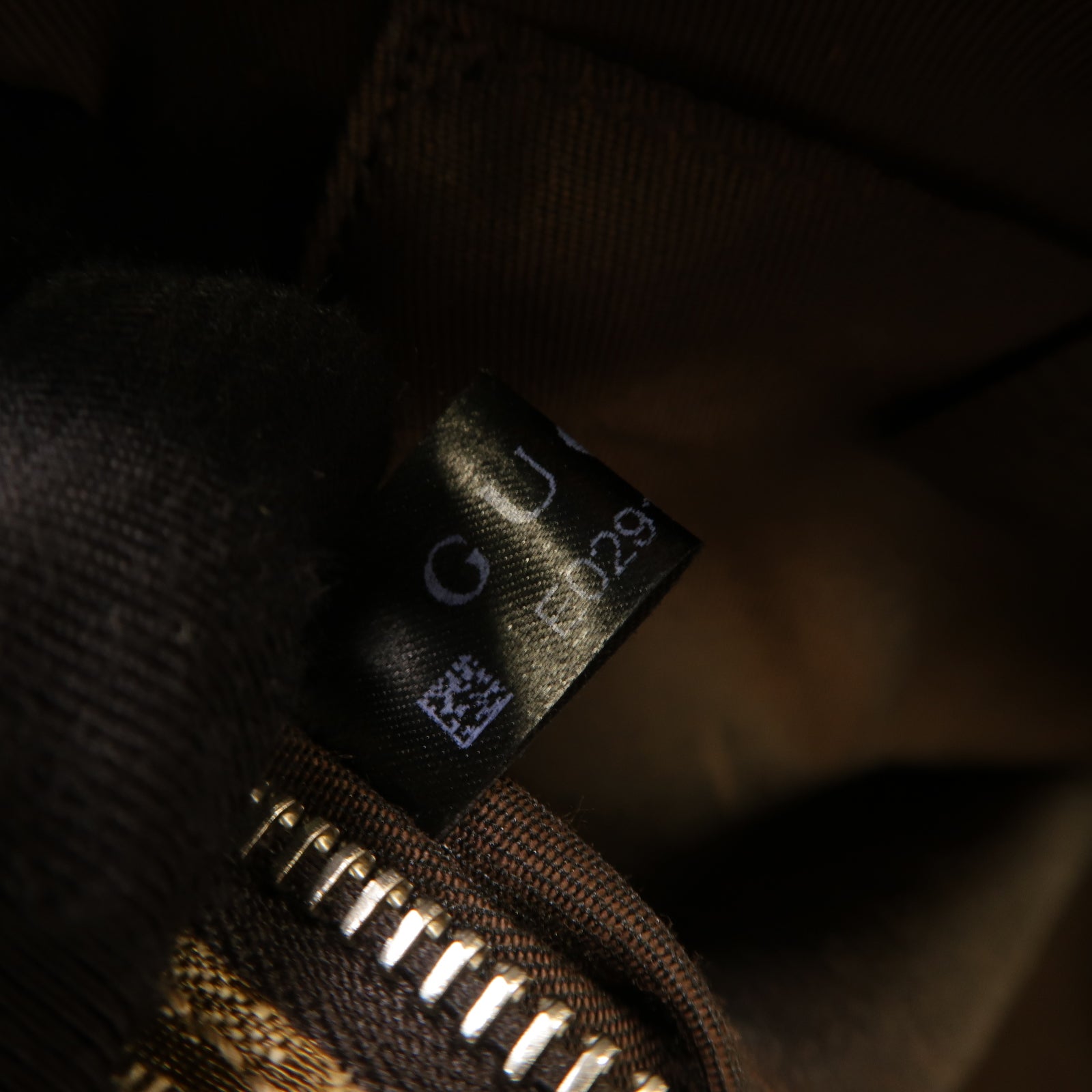 GUCCI 帆布Waist Bag銀扣腰包棕色