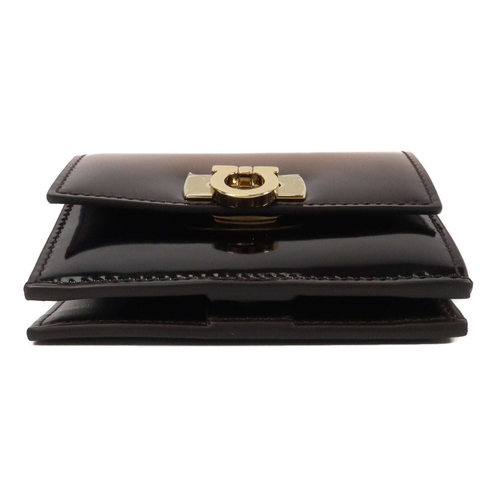 Salvatore Ferragamo 牛皮皮革Wanda Gancini Compact Wallet錢包